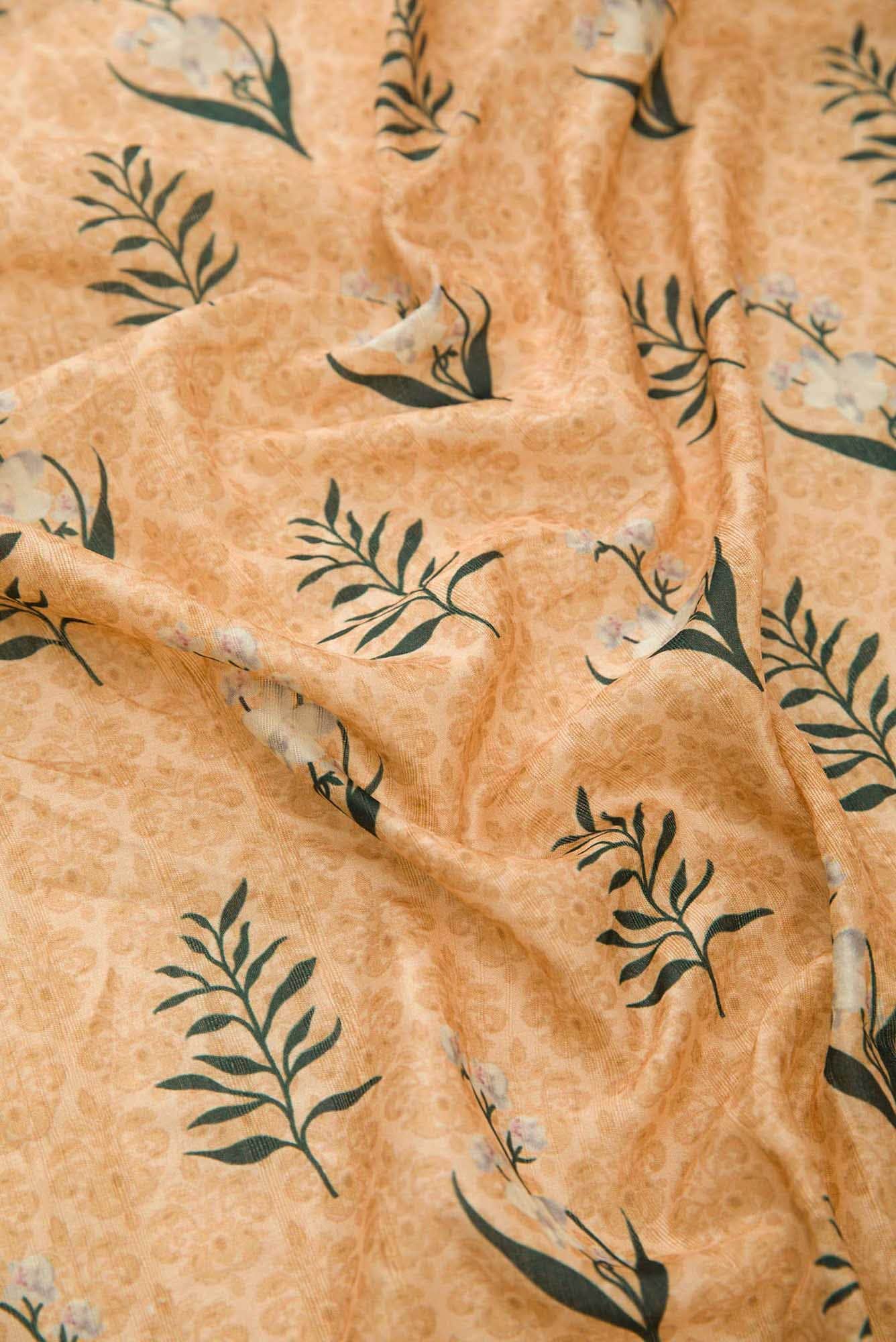 Sandal Chanderi Silk Dress Material