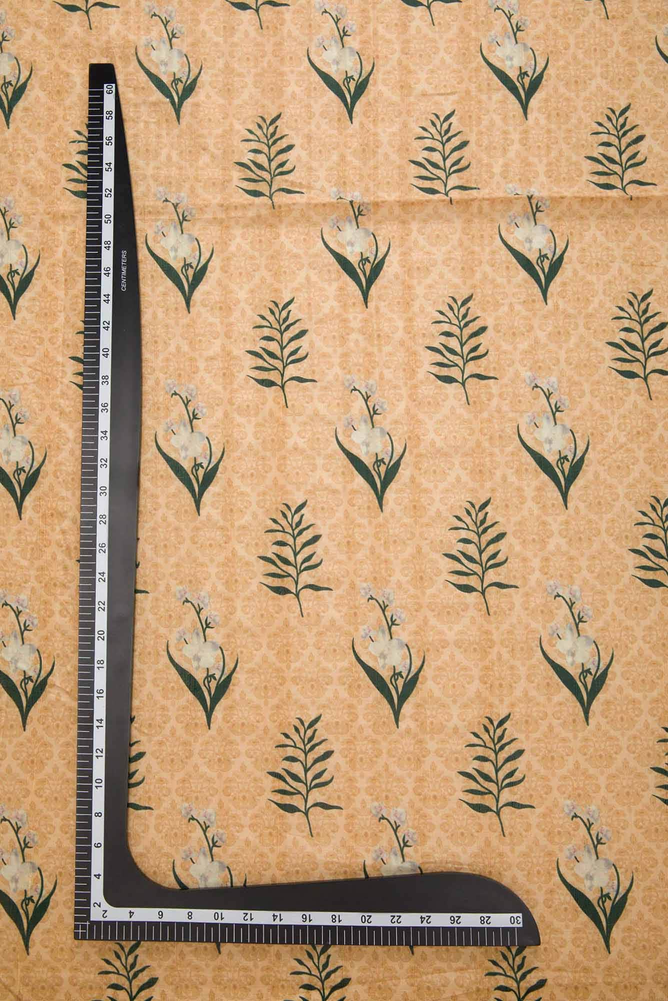 Sandal Chanderi Silk Dress Material