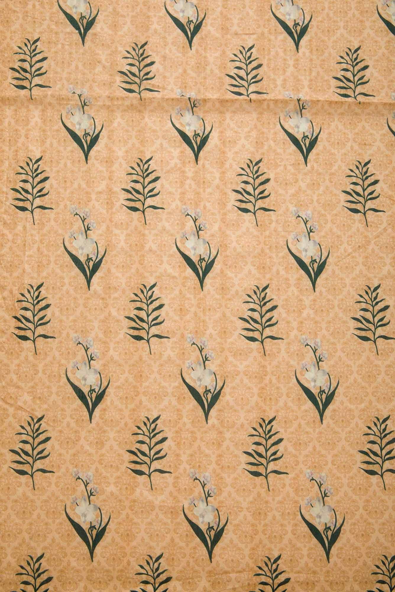 Sandal Chanderi Silk Dress Material