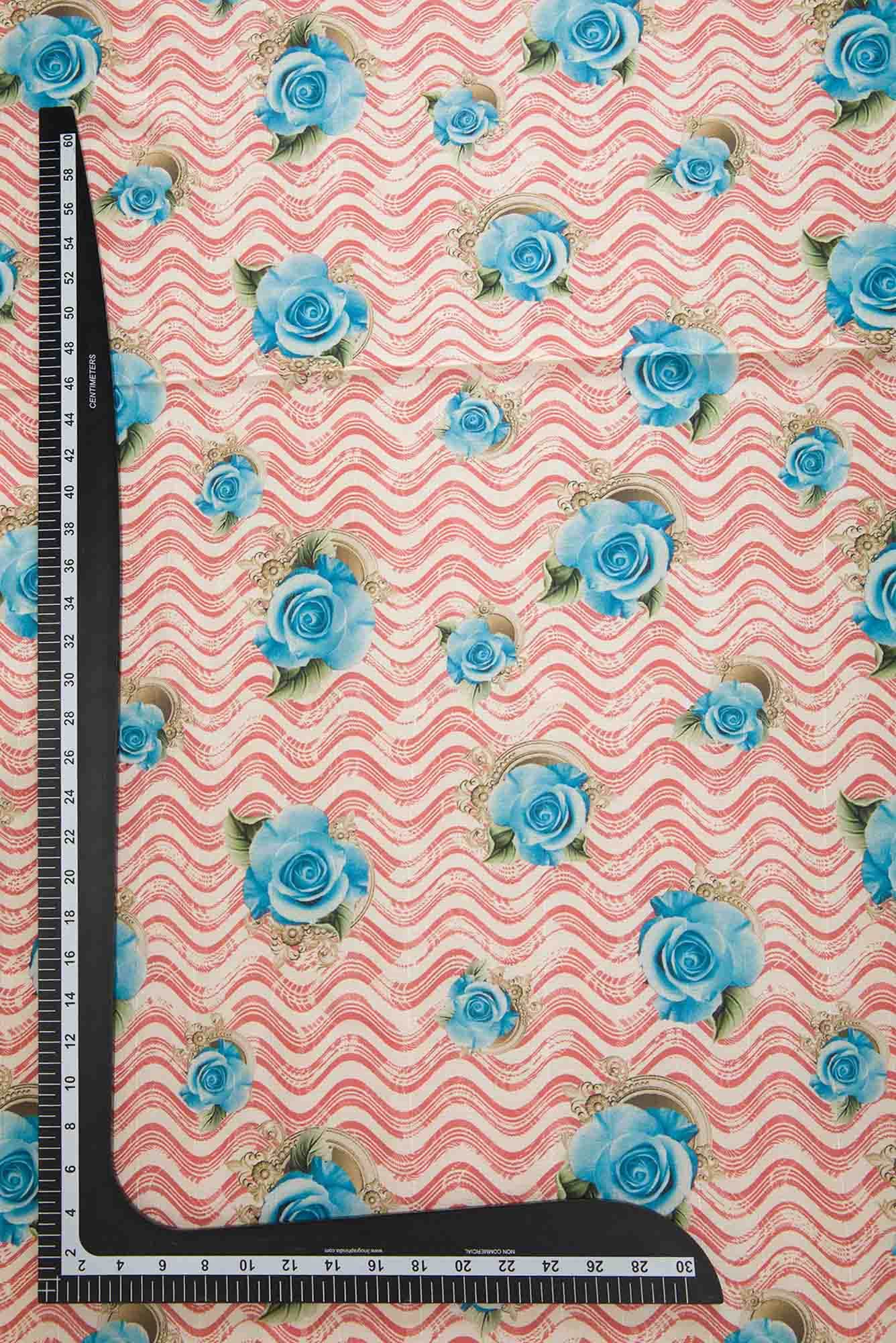 Off White Tussar Silk Dress Material