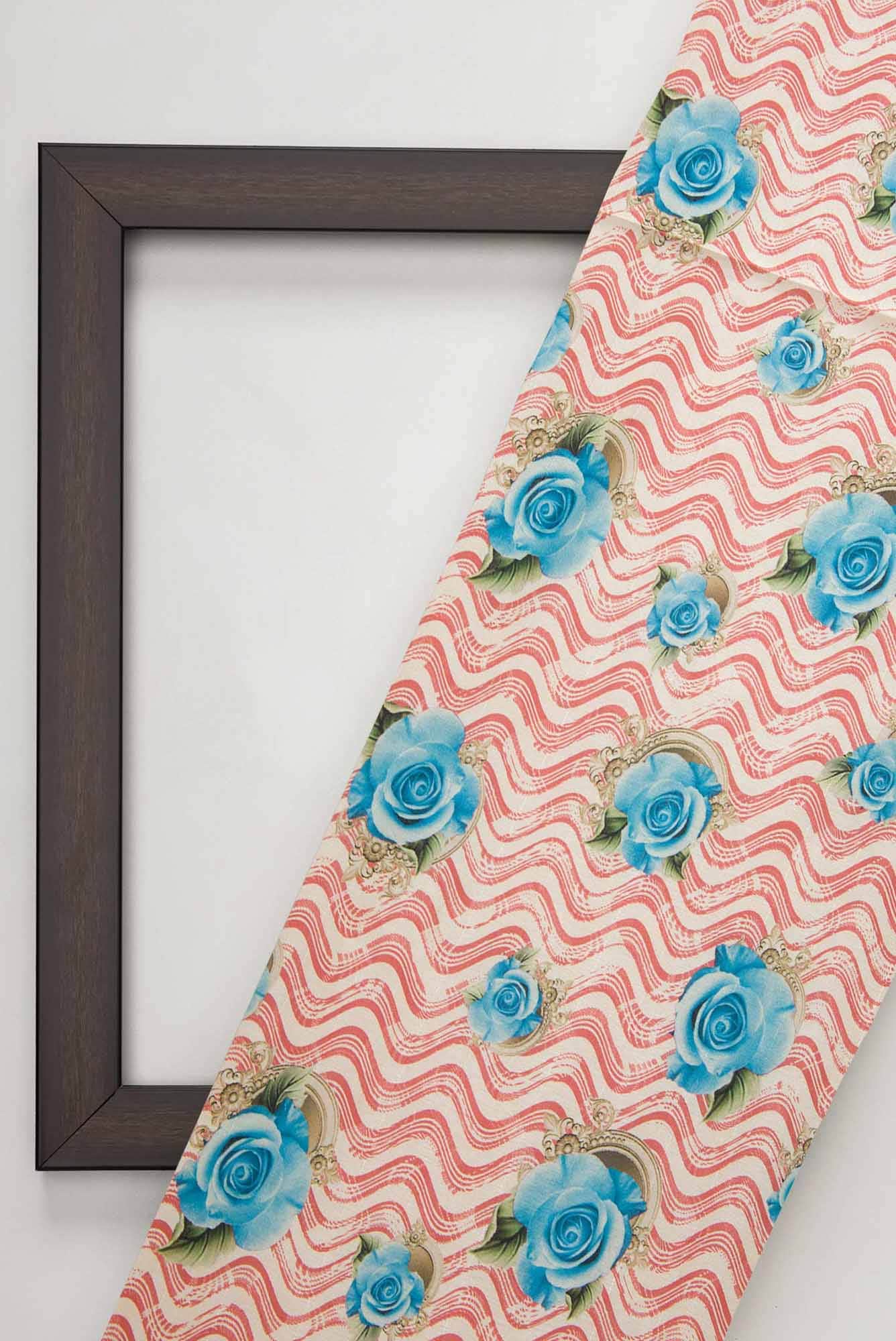 Off White Tussar Silk Dress Material