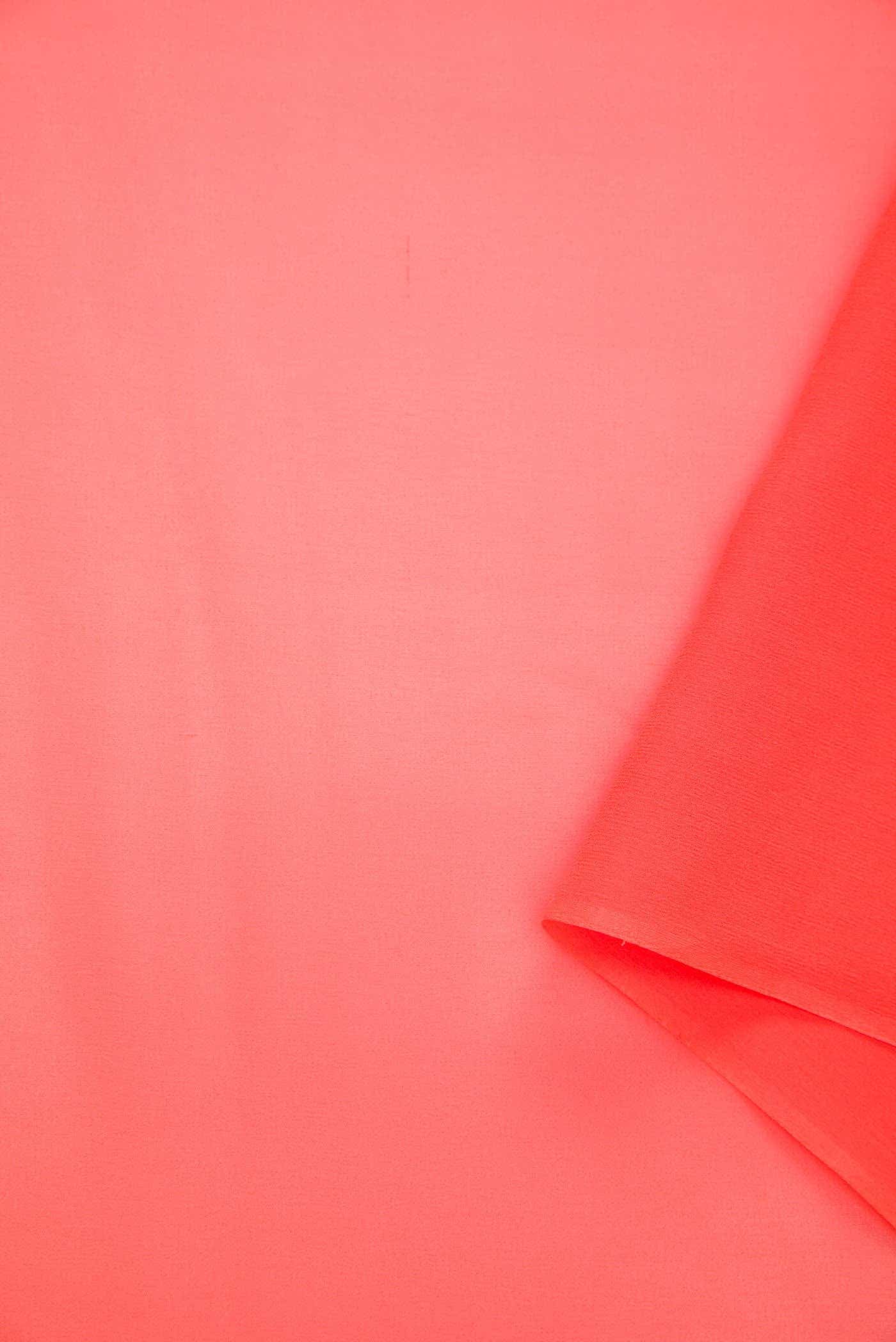Saffron Georgette Dress Material