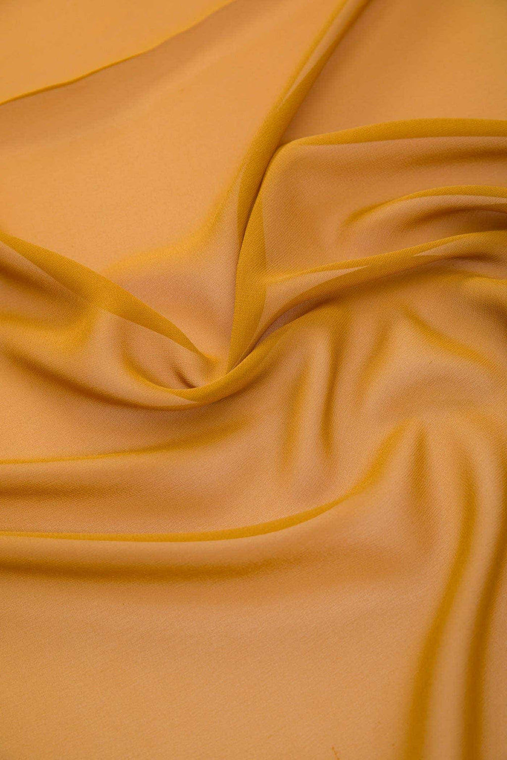 Mustard Mysore Georgette Dress Material