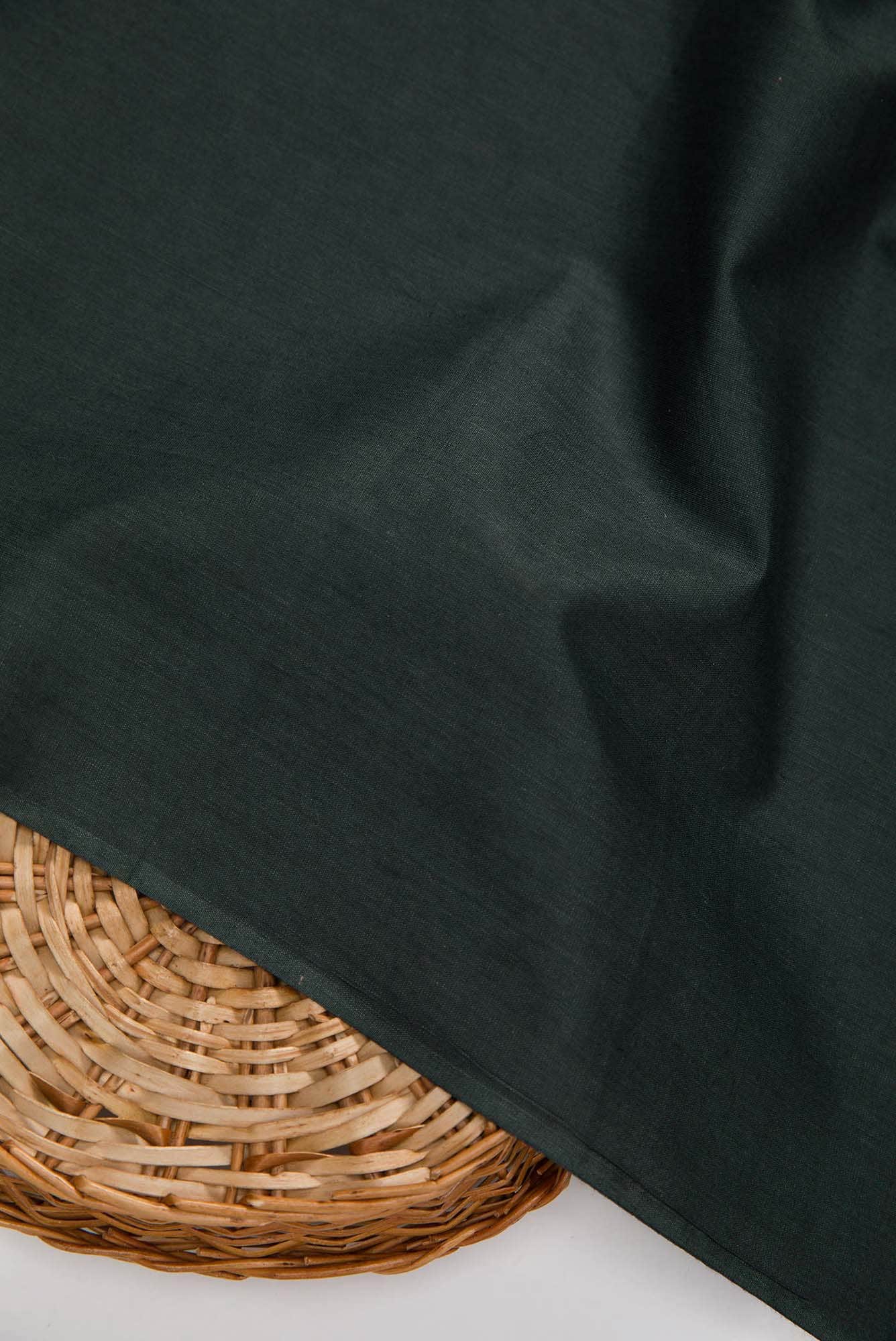 Green Tussar Silk Dress Material