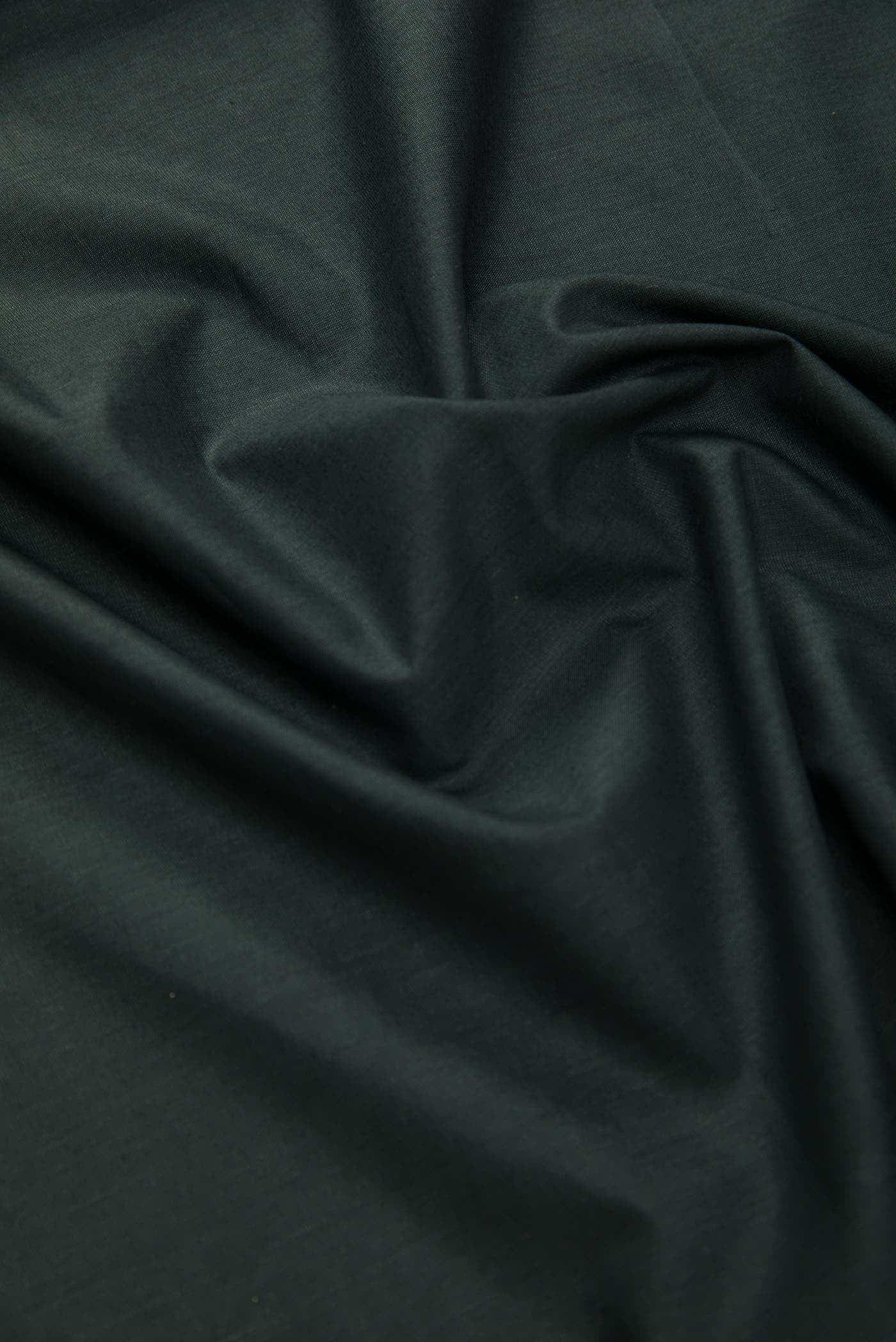 Green Tussar Silk Dress Material