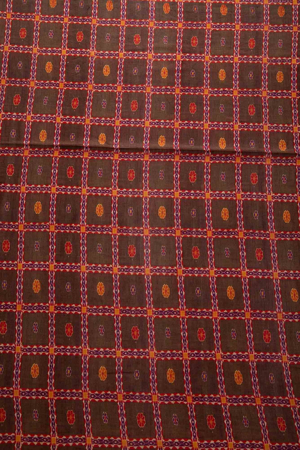 Mehandi Green Chanderi Silk Dress Material