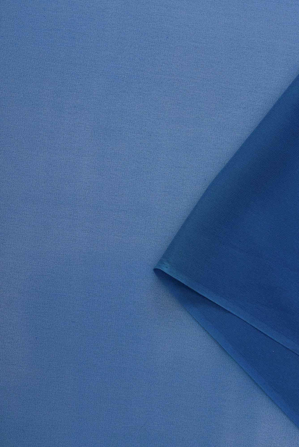 Royal Blue Mysore Georgette Dress Material