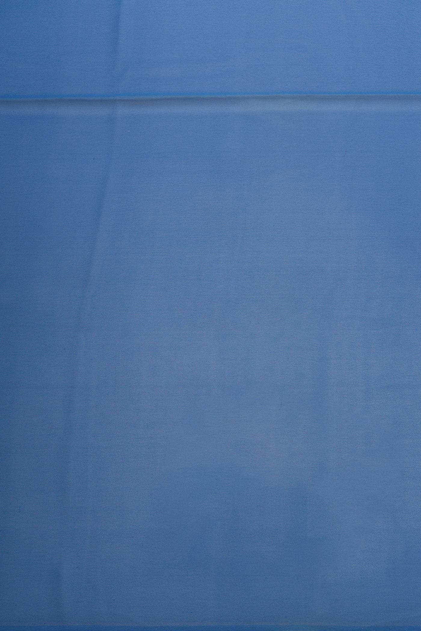 Royal Blue Mysore Georgette Dress Material