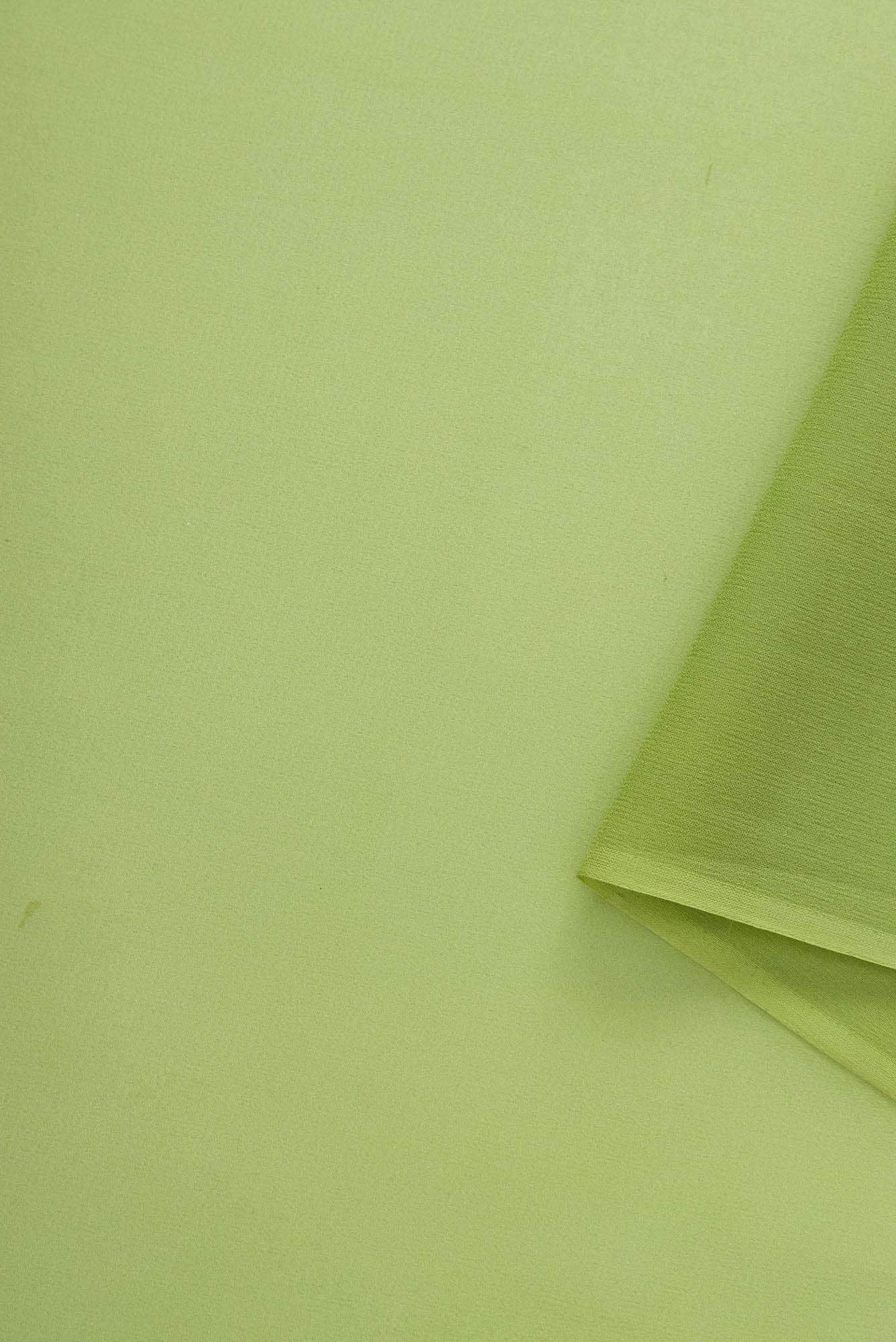 Green Mysore Georgette Dress Material