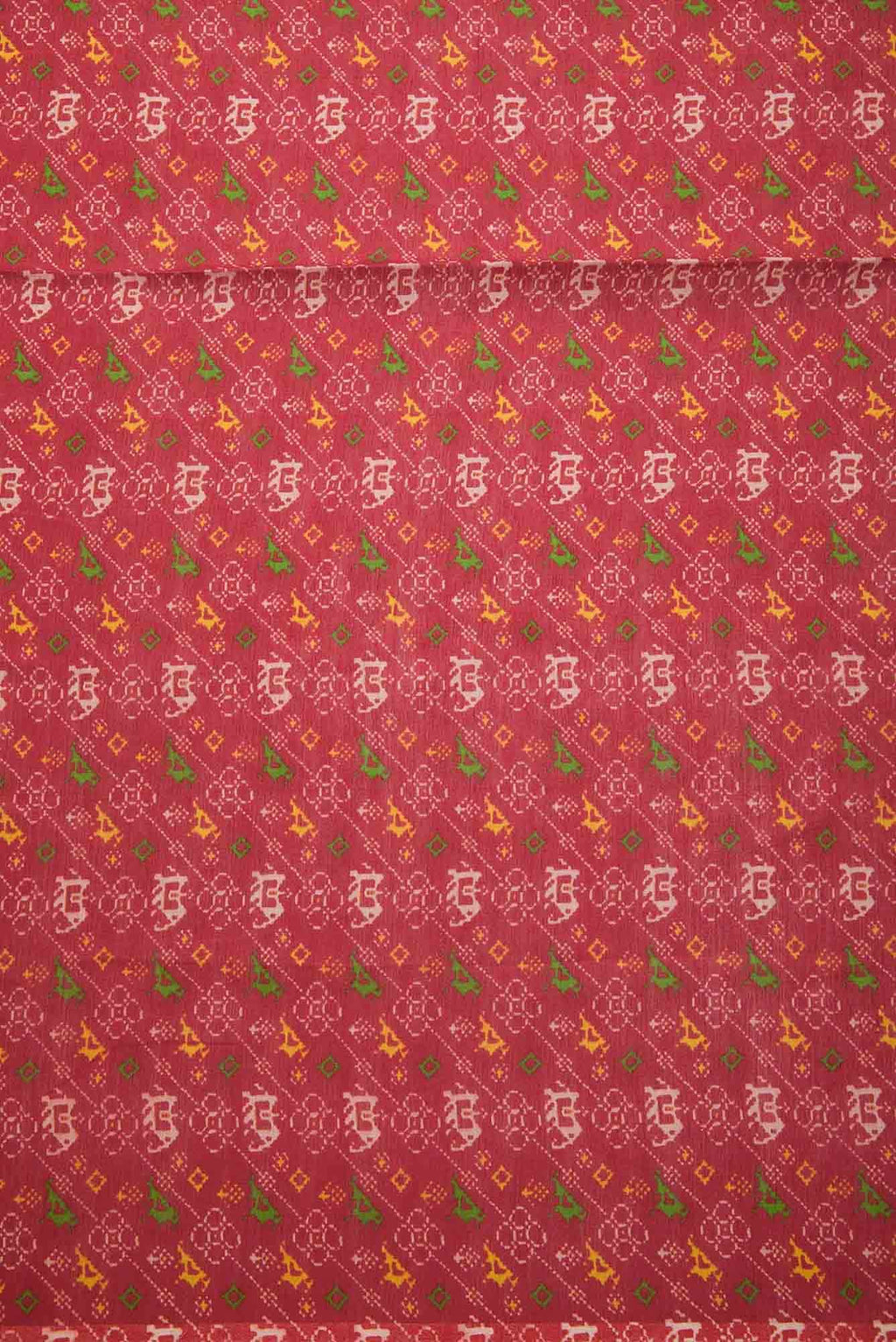 Maroon Chanderi Silk Dress Material