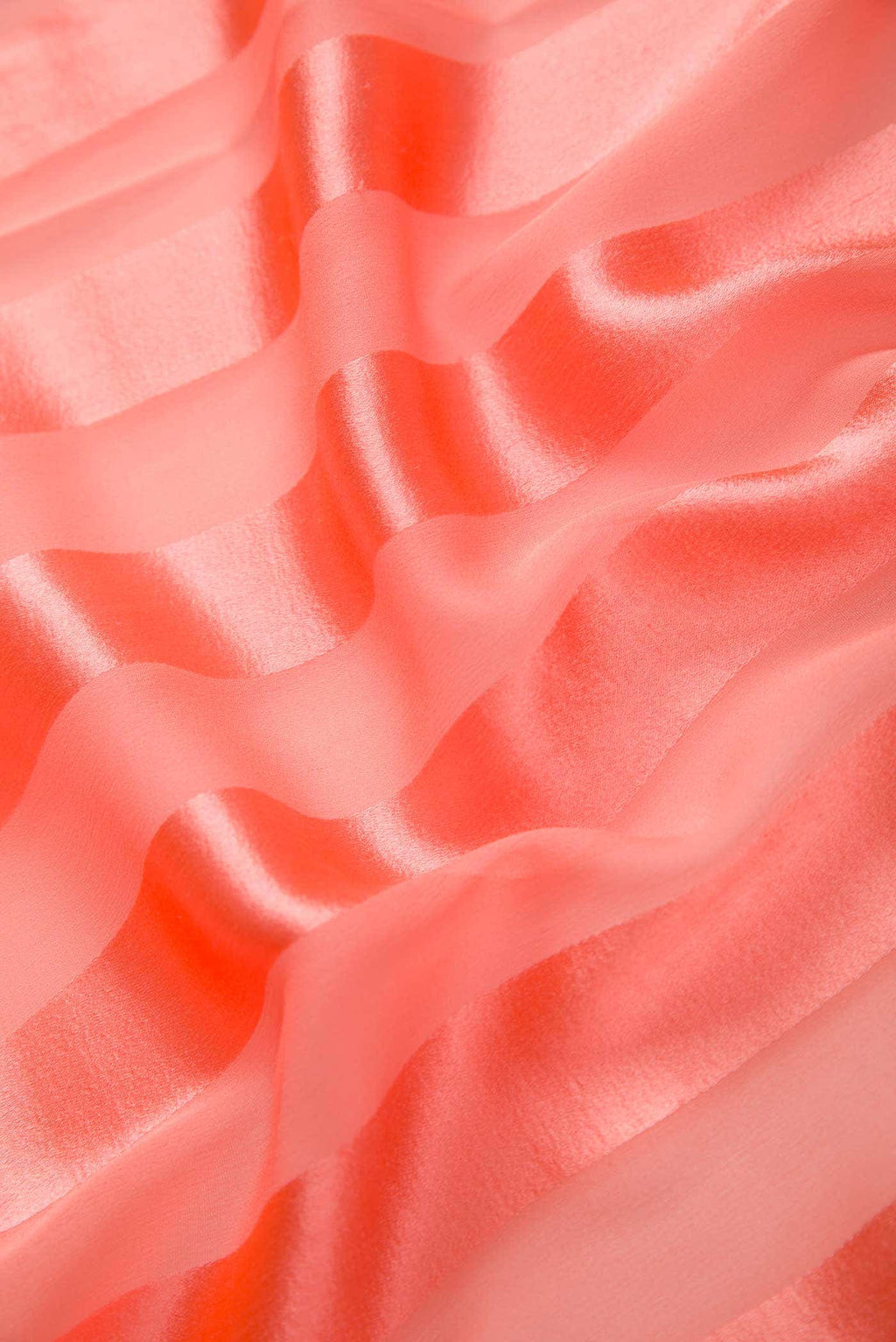 Peach Georgette Dress Material