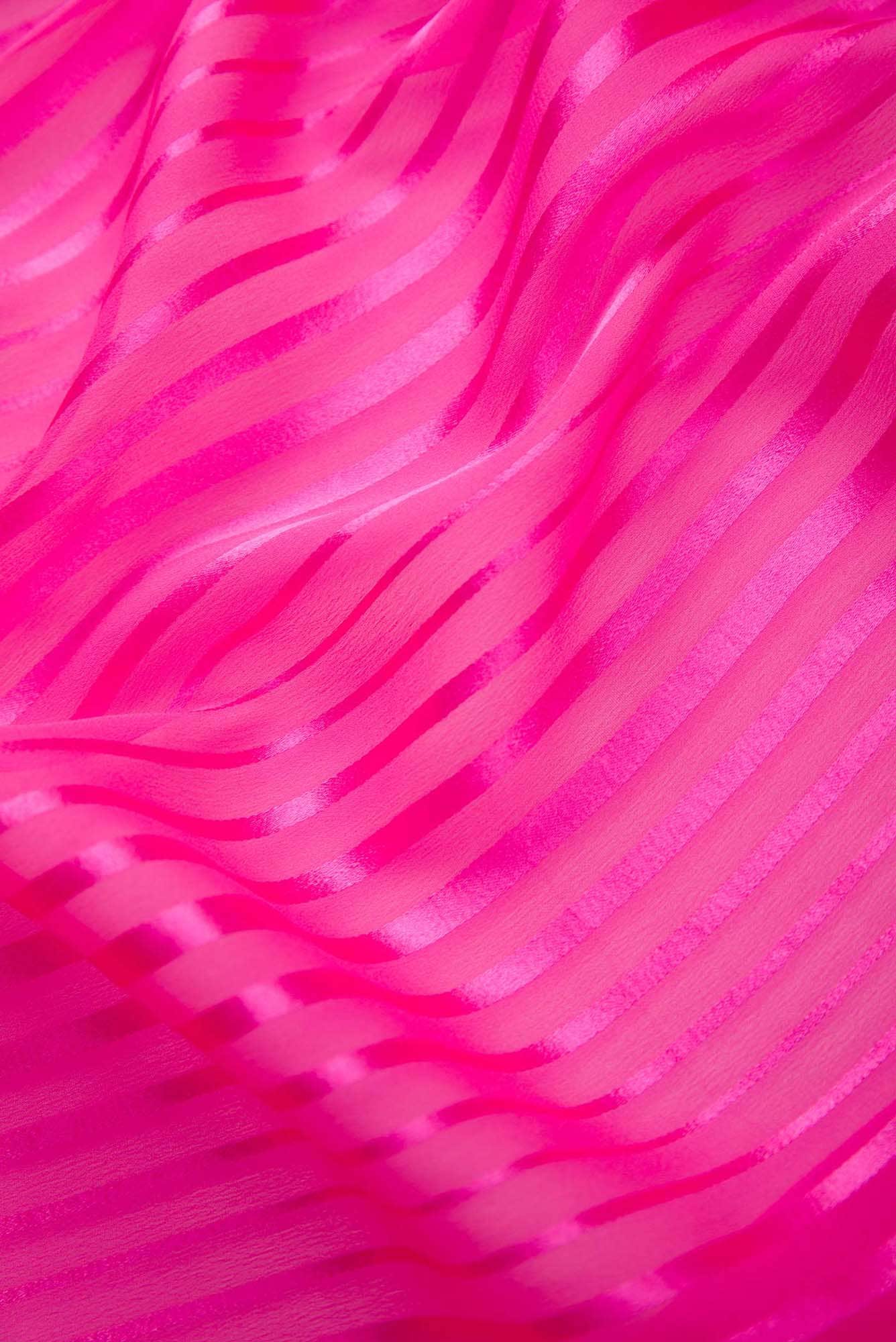 Pink Georgette Dress Material