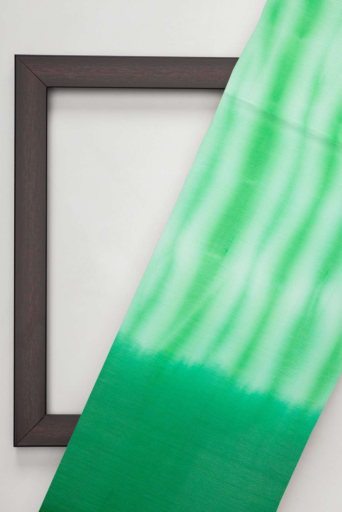 Green Chiffon Dress Material