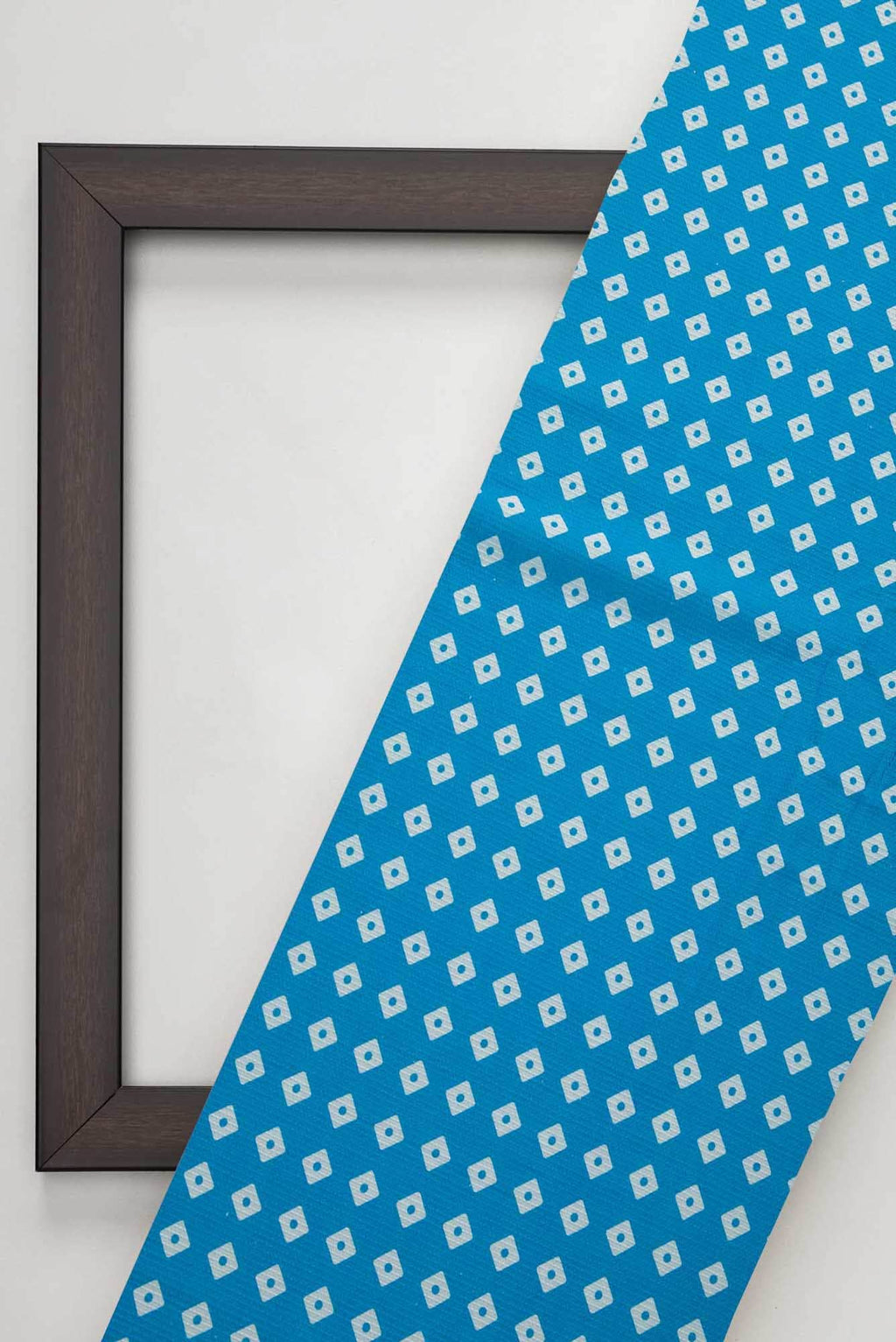 Sky Blue Chanderi Silk Dress Material