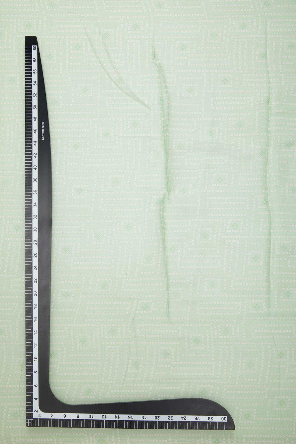 Pista Green Organza Silk Dress Material