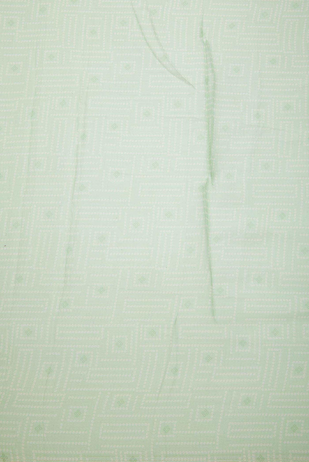Pista Green Organza Silk Dress Material
