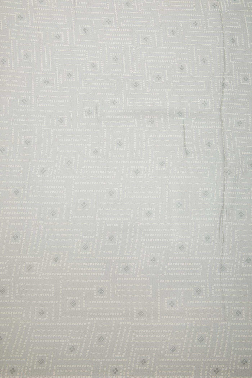 Grey Organza Silk Dress Material