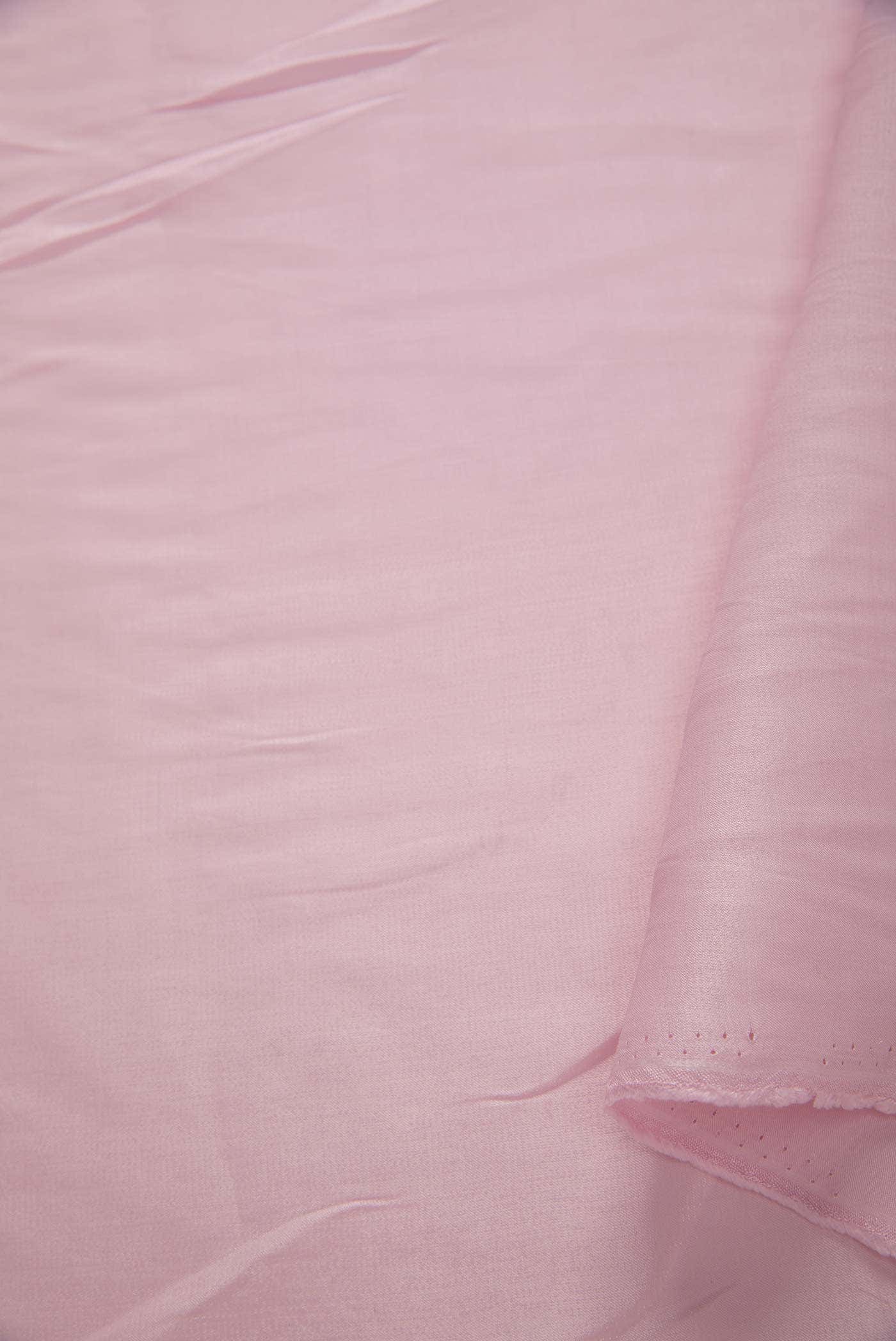 Pink Satin Crepe Dress Material