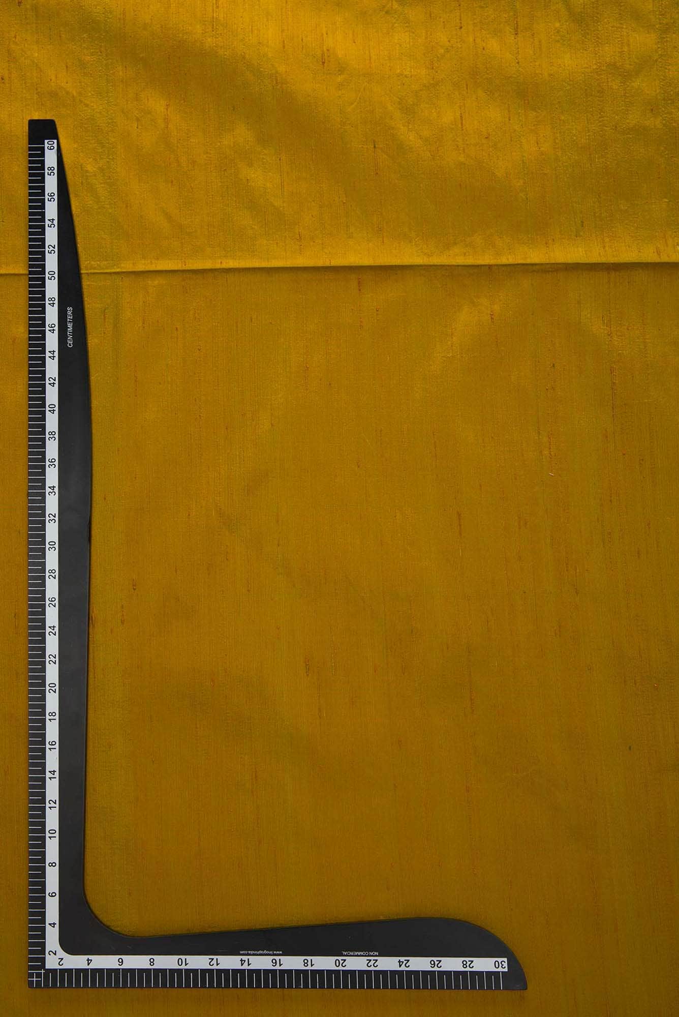 Mehandi Green Raw Silk Dress Material