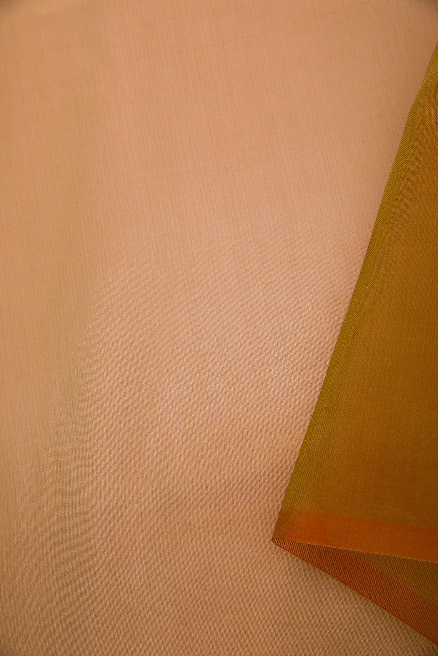 Mustard Organza Silk Dress Material