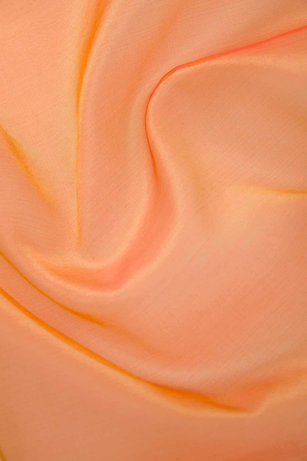 Orange Organza Silk Dress Material