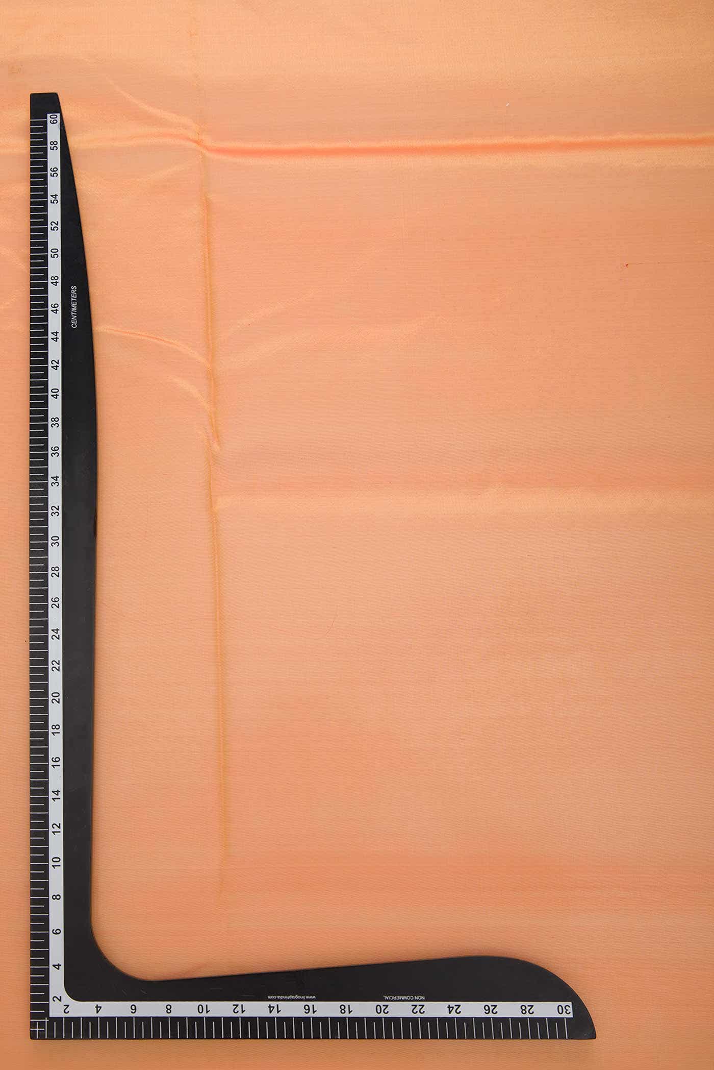 Orange Organza Silk Dress Material