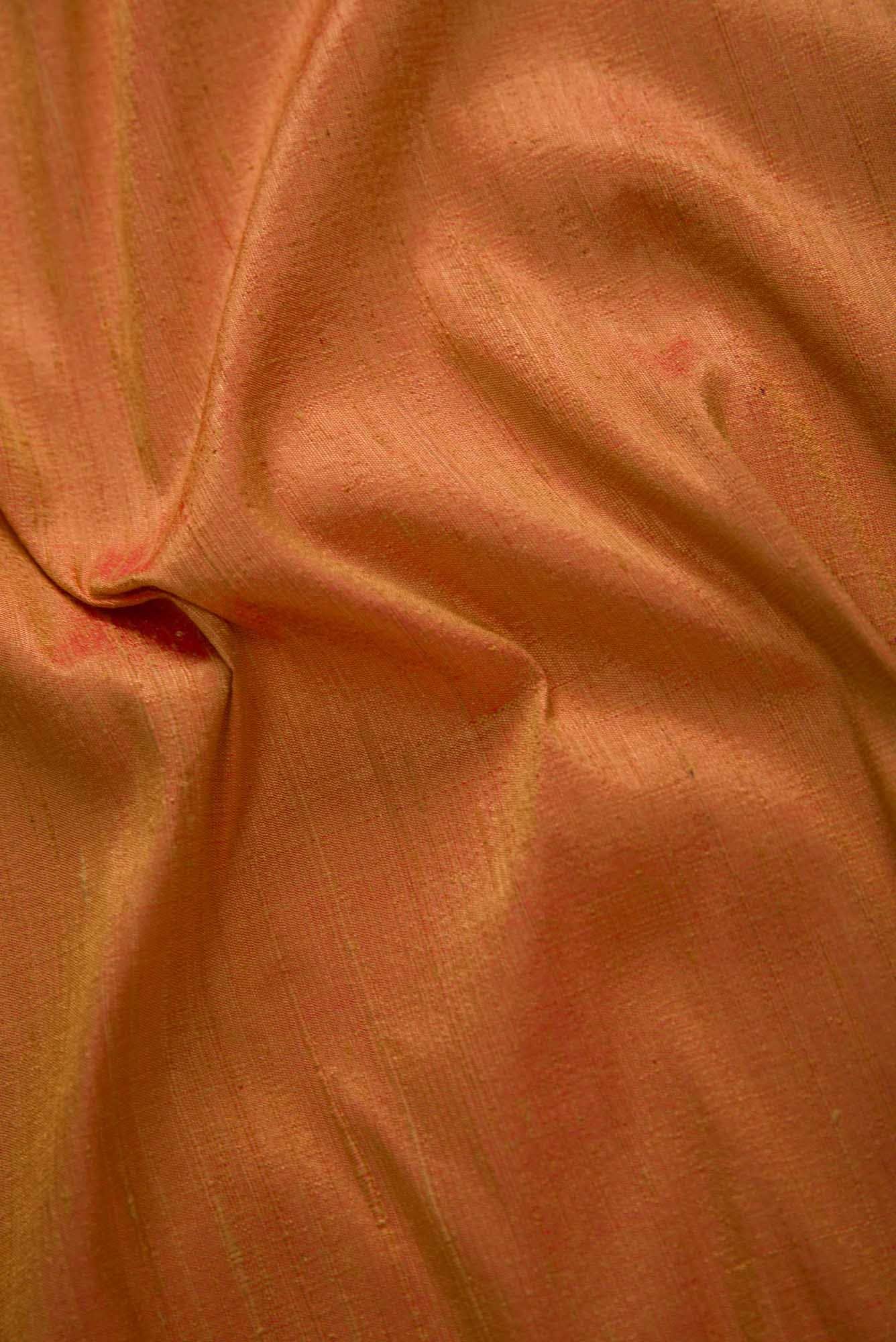 Mustard Raw Silk Dress Material