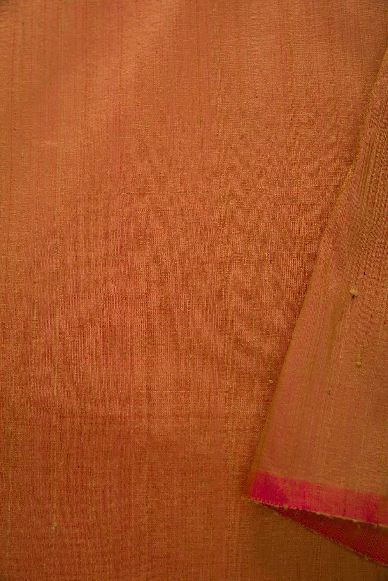 Mustard Raw Silk Dress Material