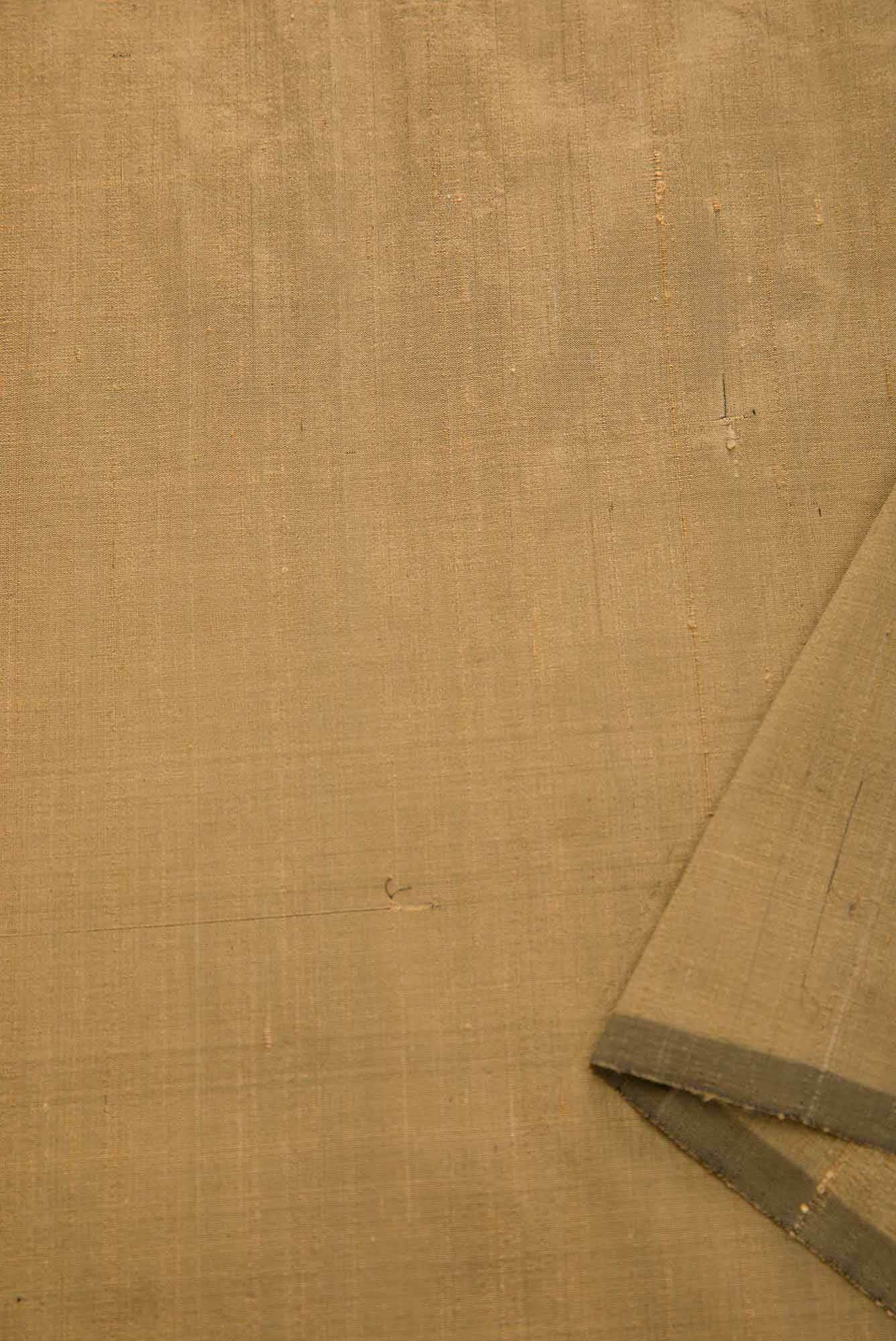 Gold Raw Silk Dress Material