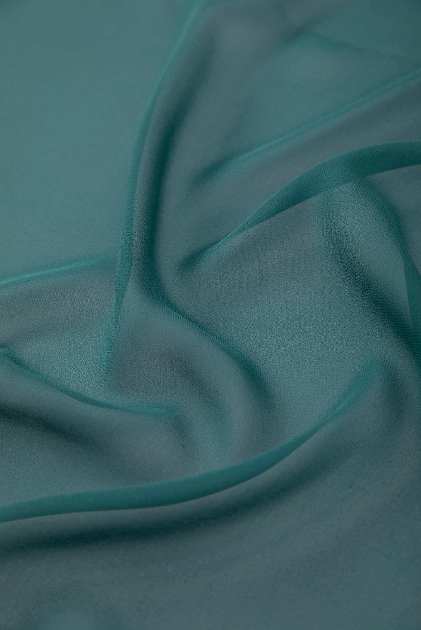 Grey Chiffon Dress Material