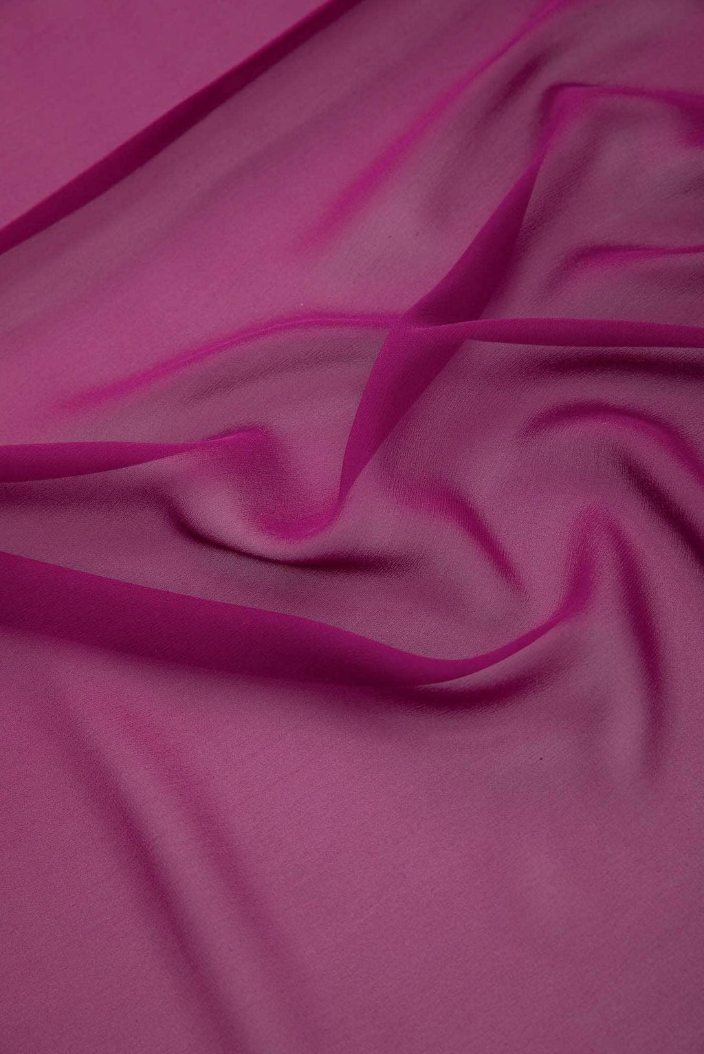 Burgundy Mysore Georgette Dress Material