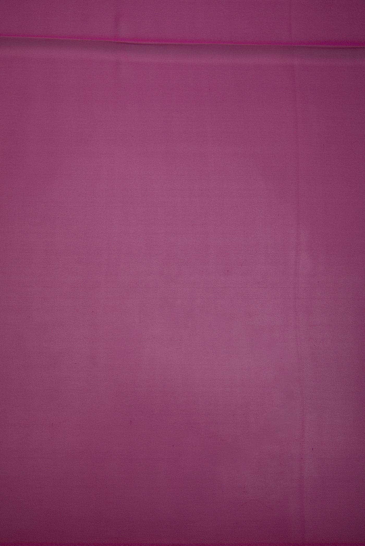 Burgundy Mysore Georgette Dress Material