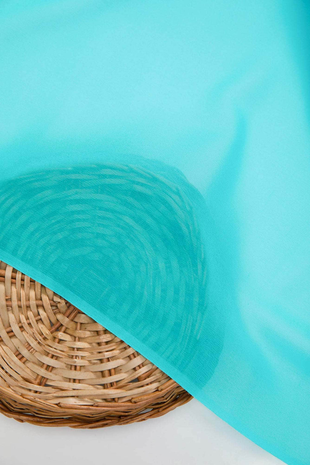 Sky Blue Mysore Georgette Dress Material