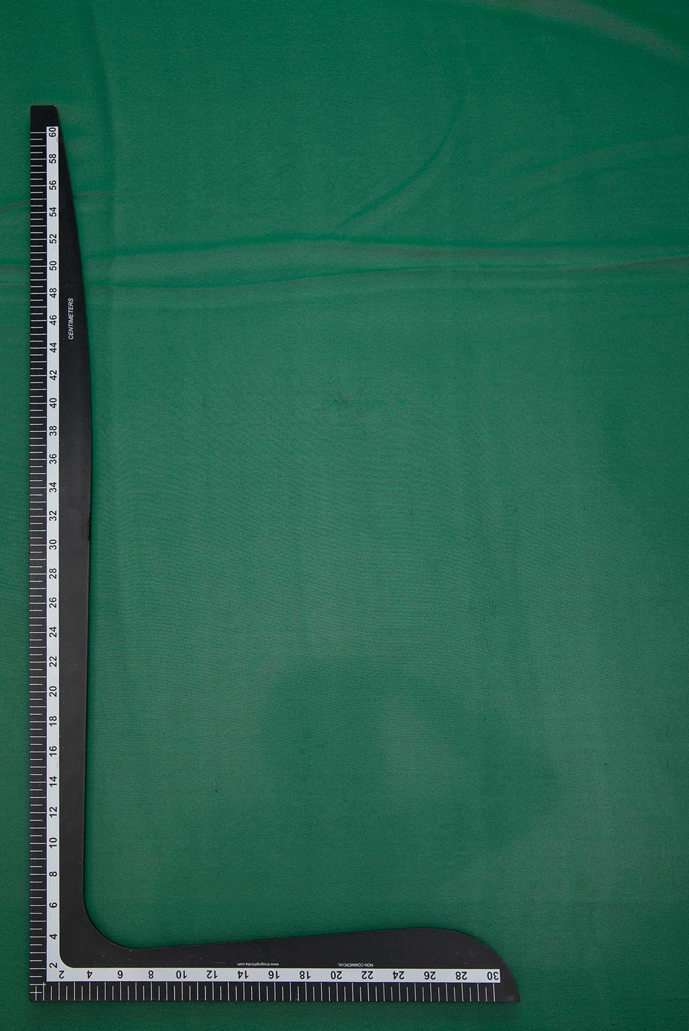 Green Chiffon Dress Material