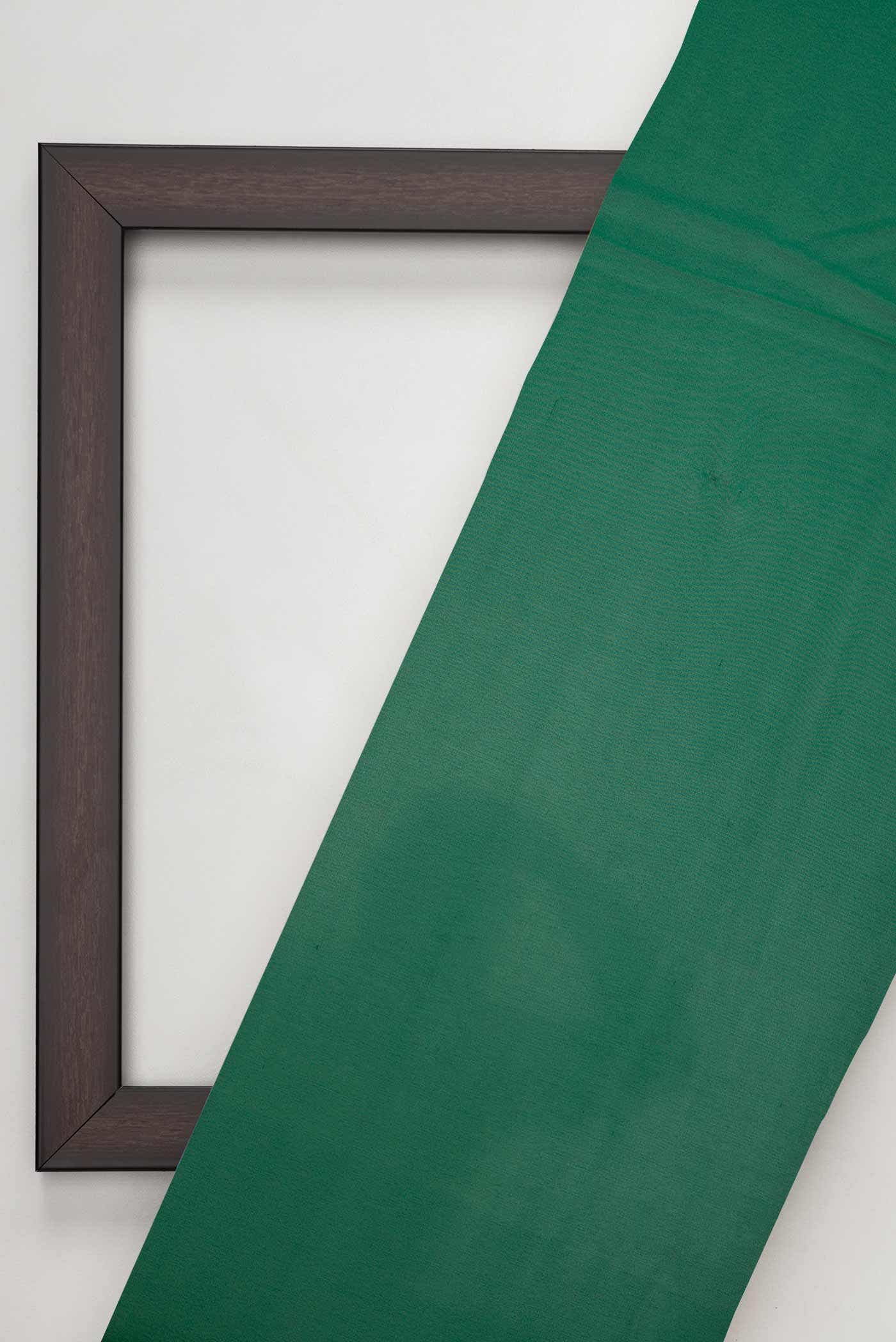 Green Chiffon Dress Material