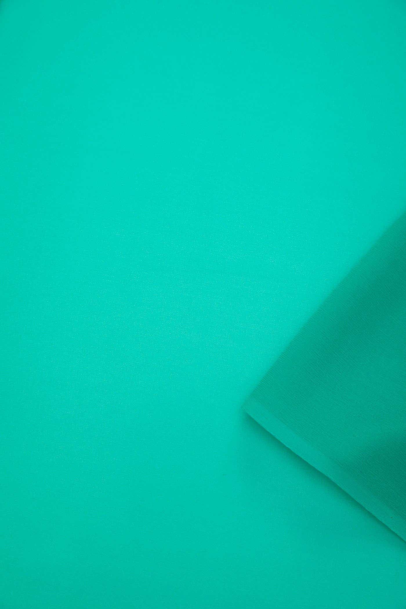 Sea Green Georgette Dress Material