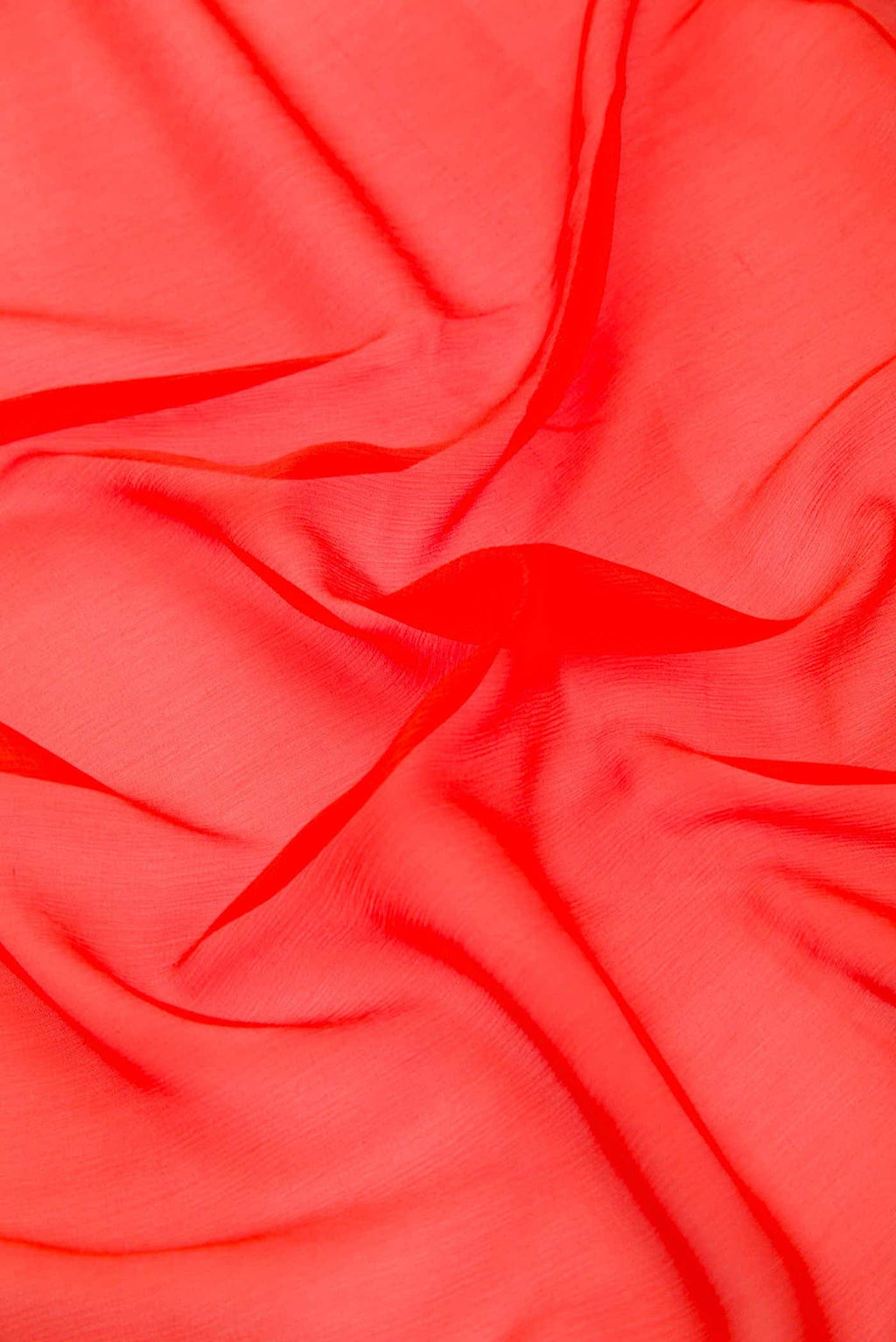 Orange Chiffon Dress Material
