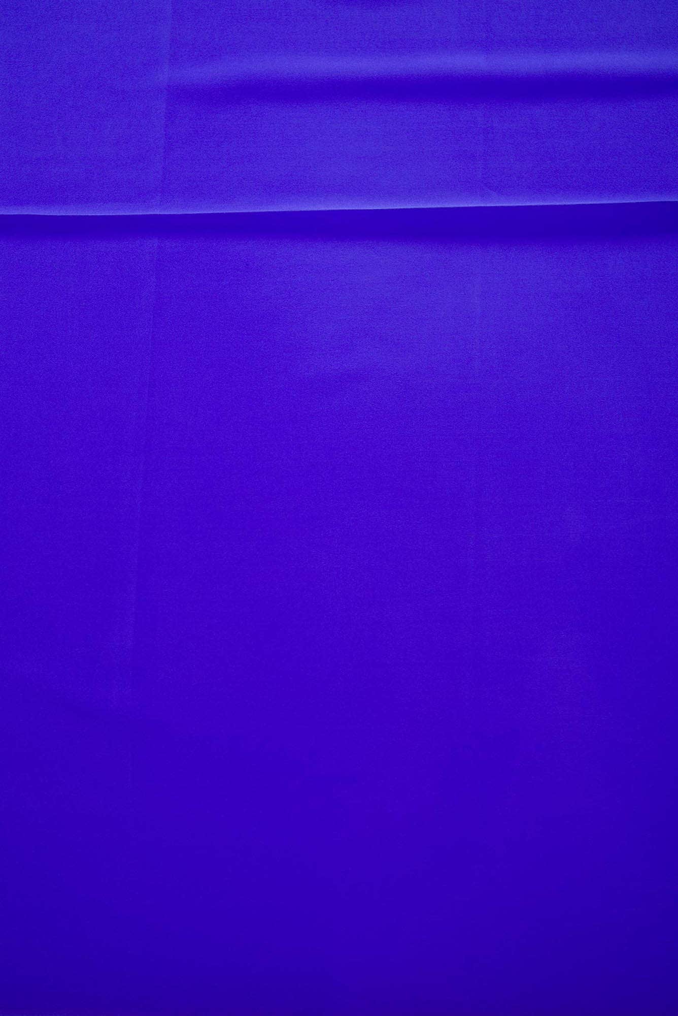 Royal Blue Crepe Dress Material