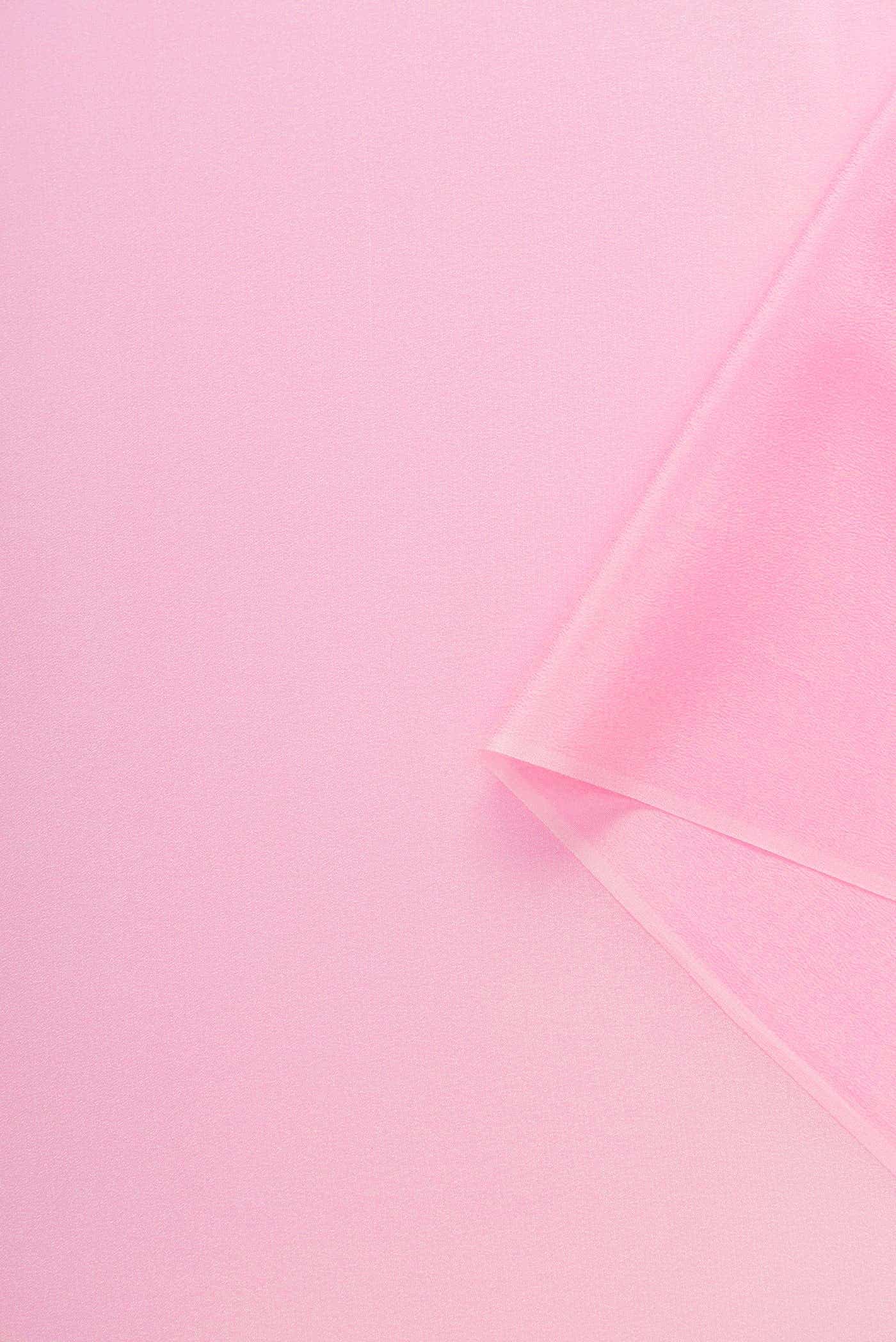 Pink Mysore Georgette Dress Material