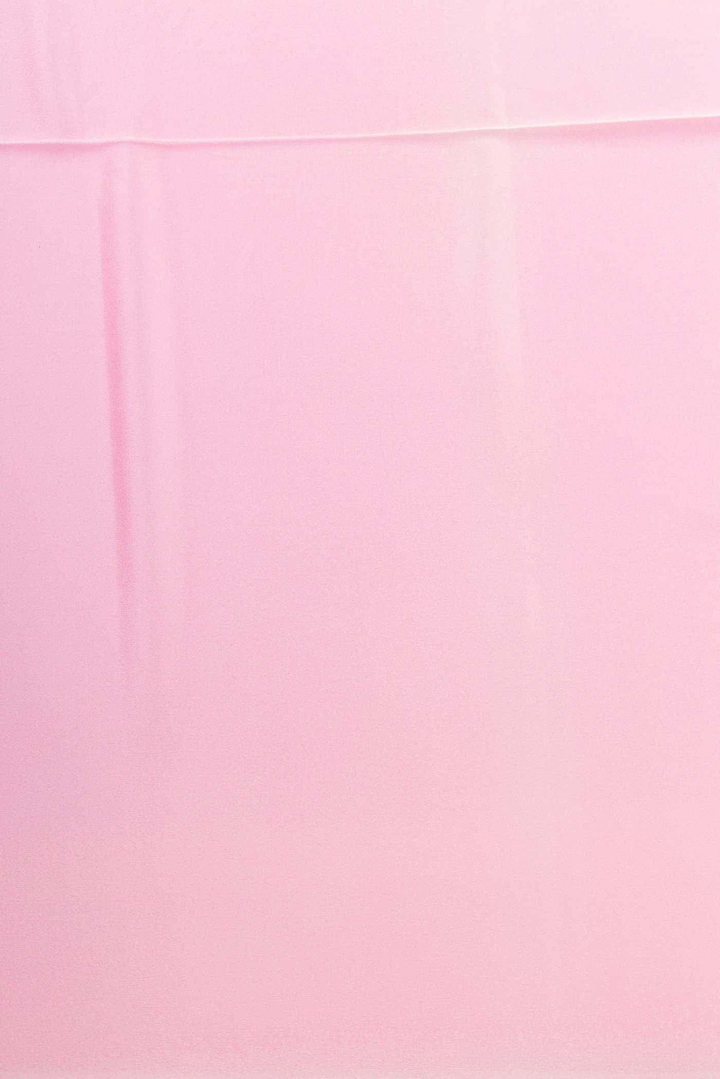 Pink Mysore Georgette Dress Material