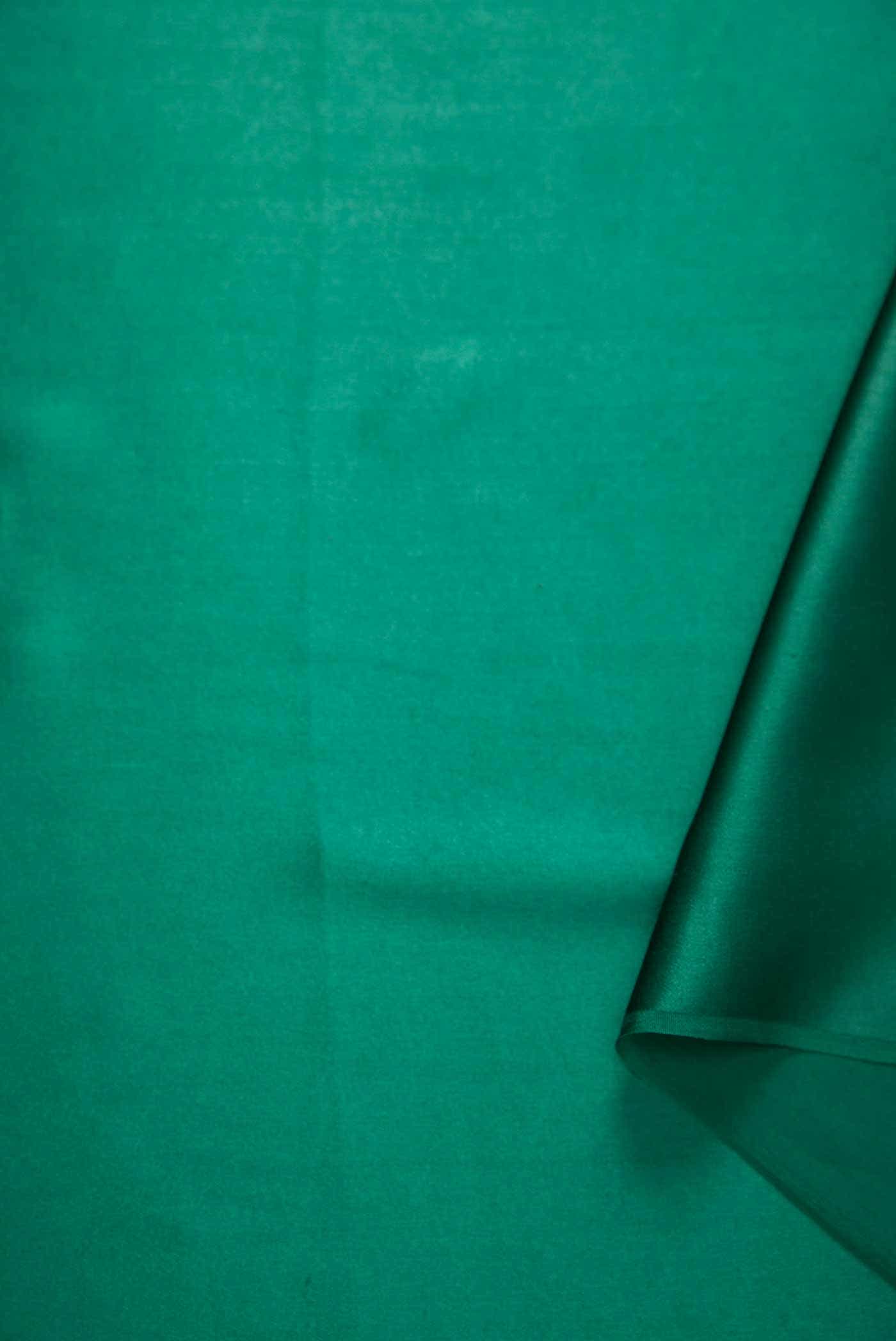 Sea Green Satin Crepe Dress Material
