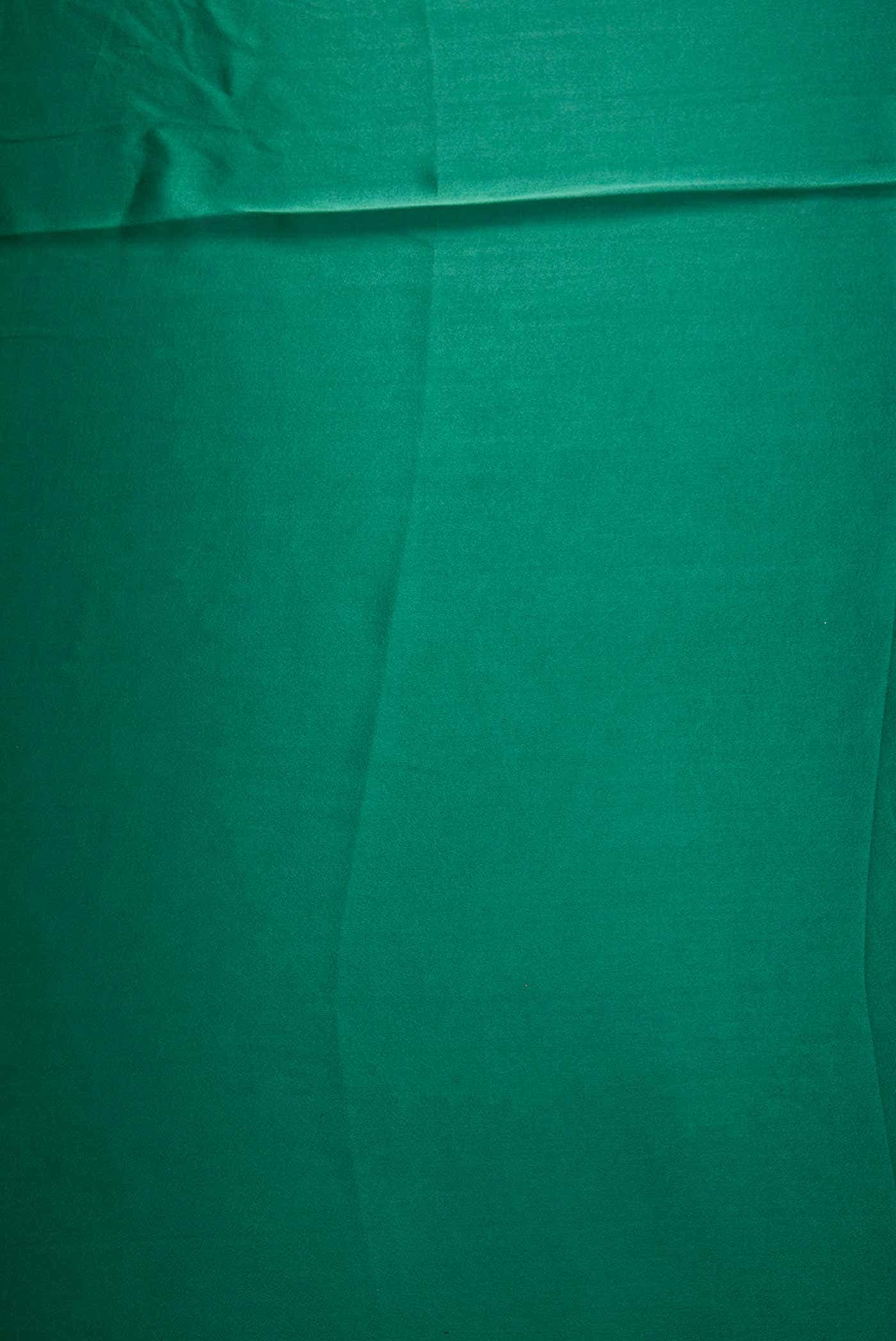 Sea Green Satin Crepe Dress Material