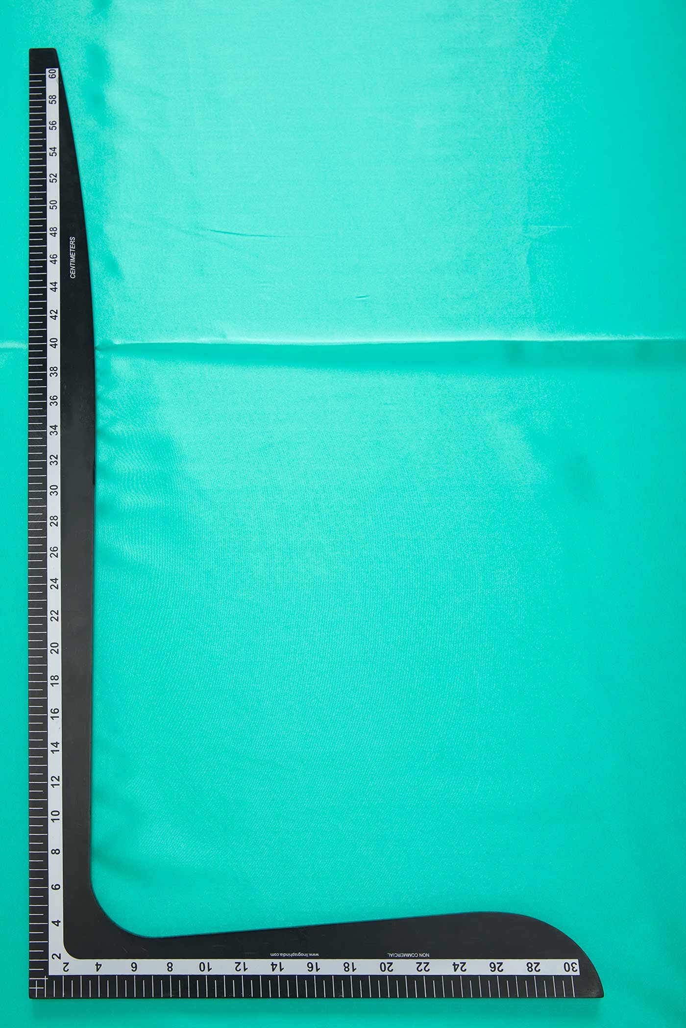 Blue Satin Crepe Dress Material