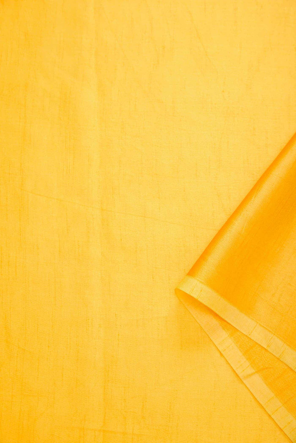 Yellow Satin Silk Dress Material