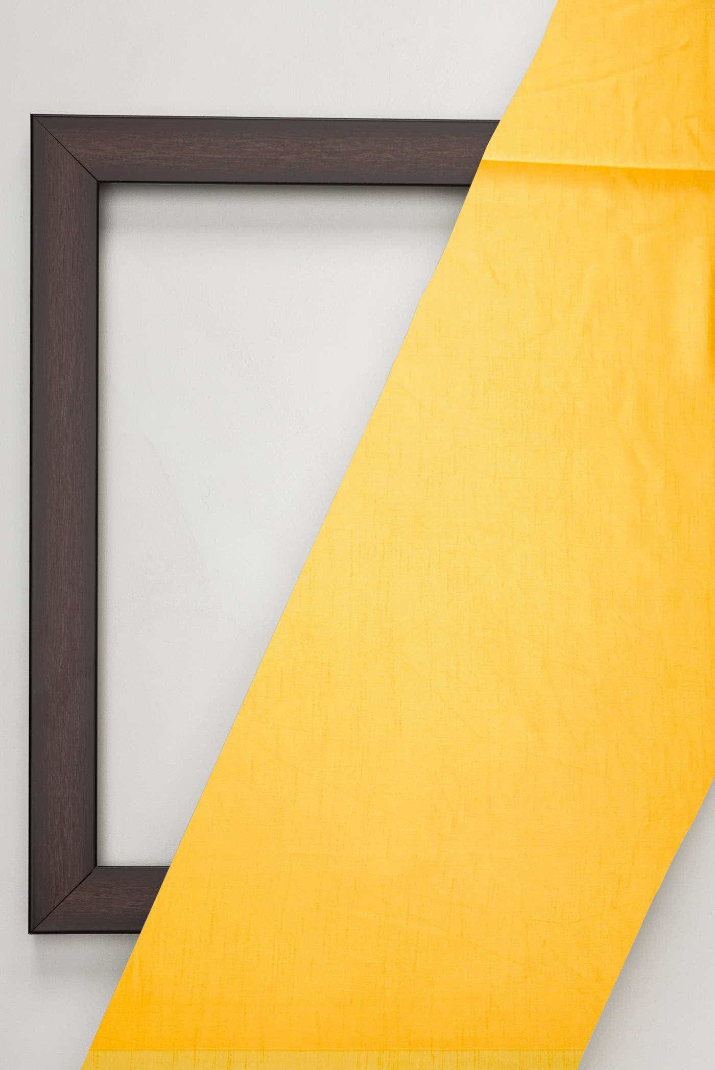 Yellow Satin Silk Dress Material