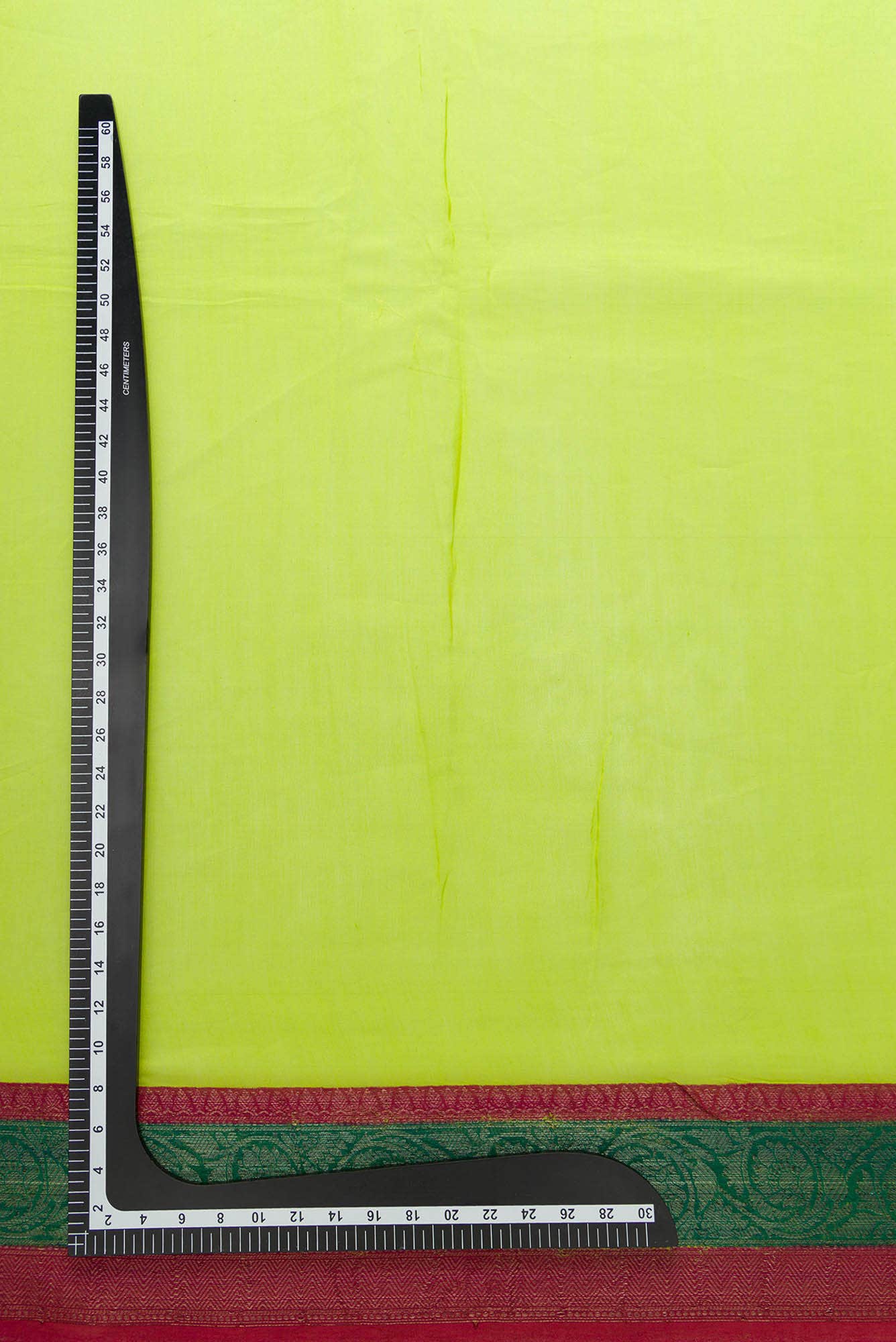 Parrot Green Chanderi Silk Dress Material