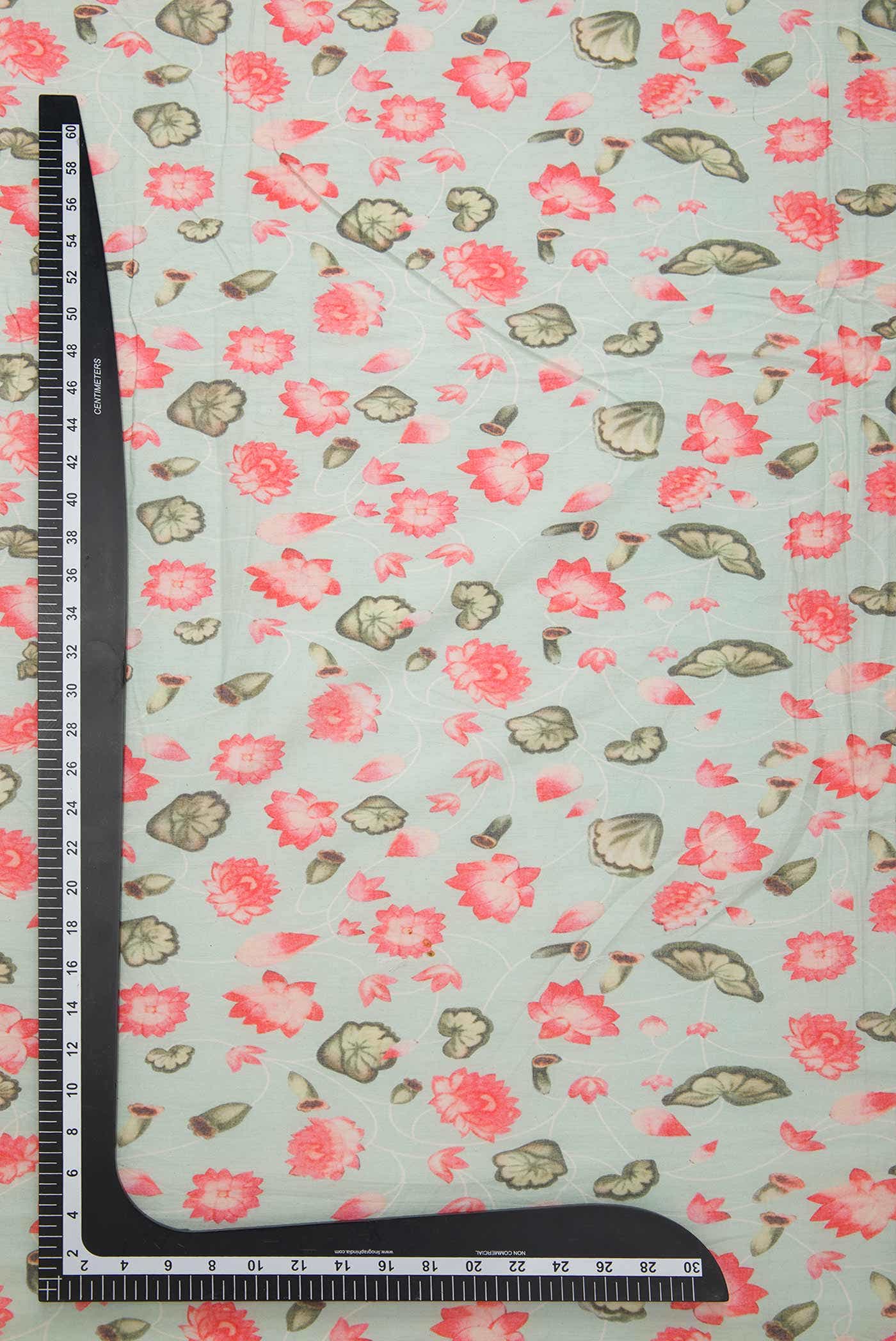 Blue Cotton Dress Material