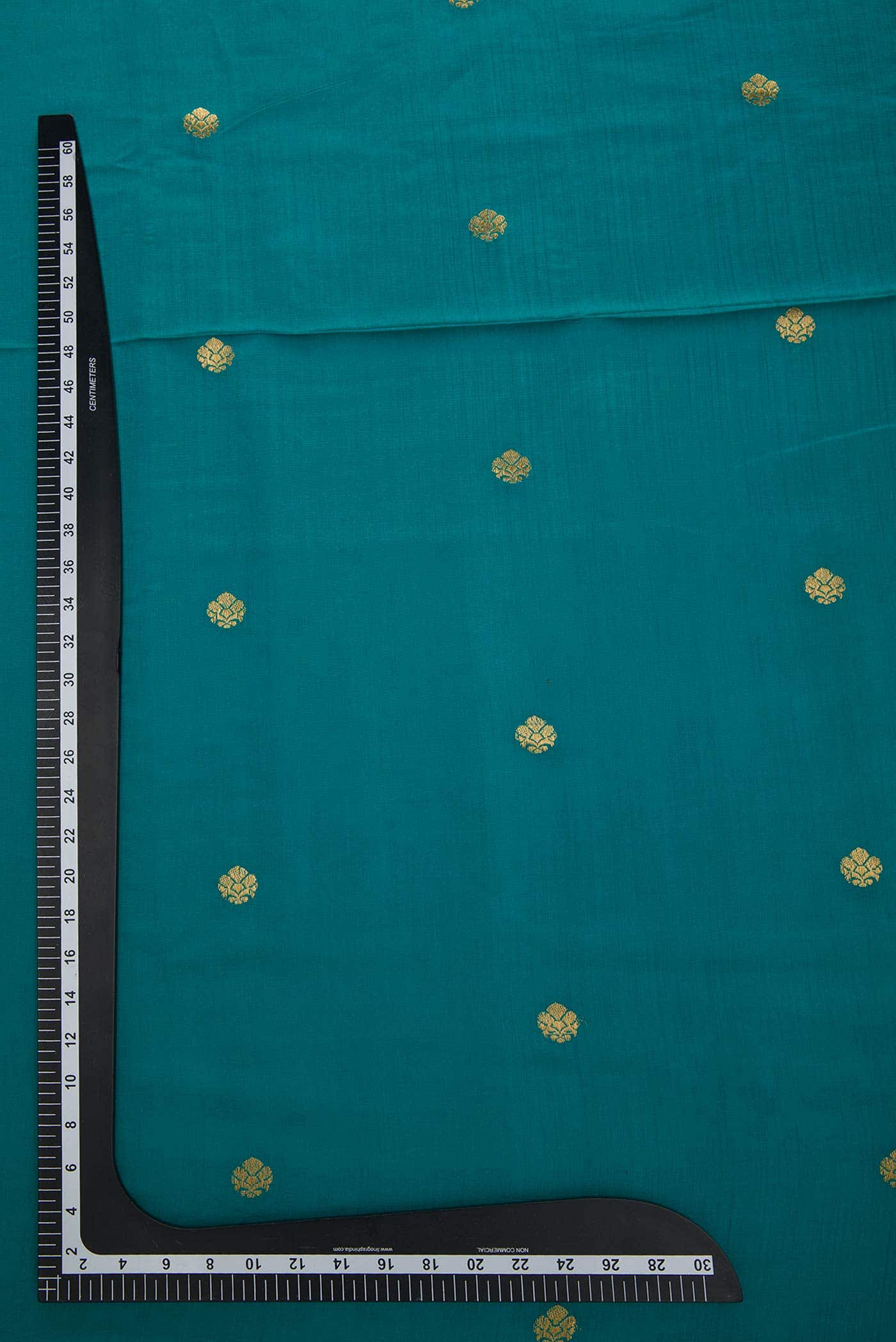 Green Chanderi Silk Dress Material