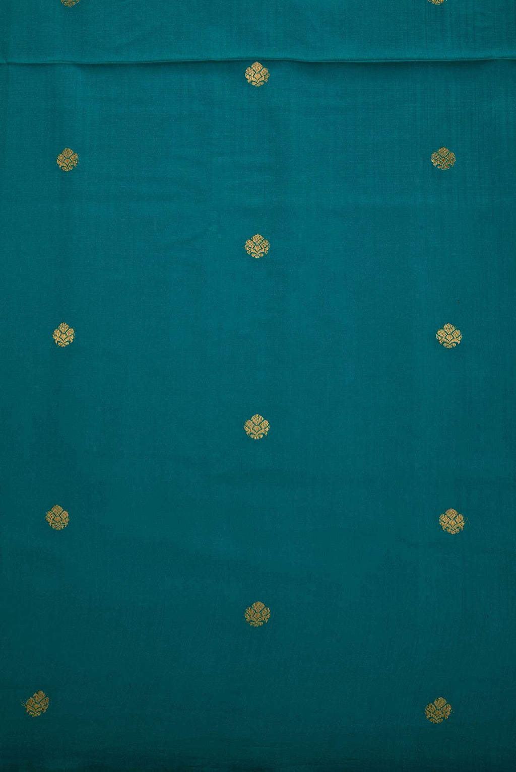 Green Chanderi Silk Dress Material