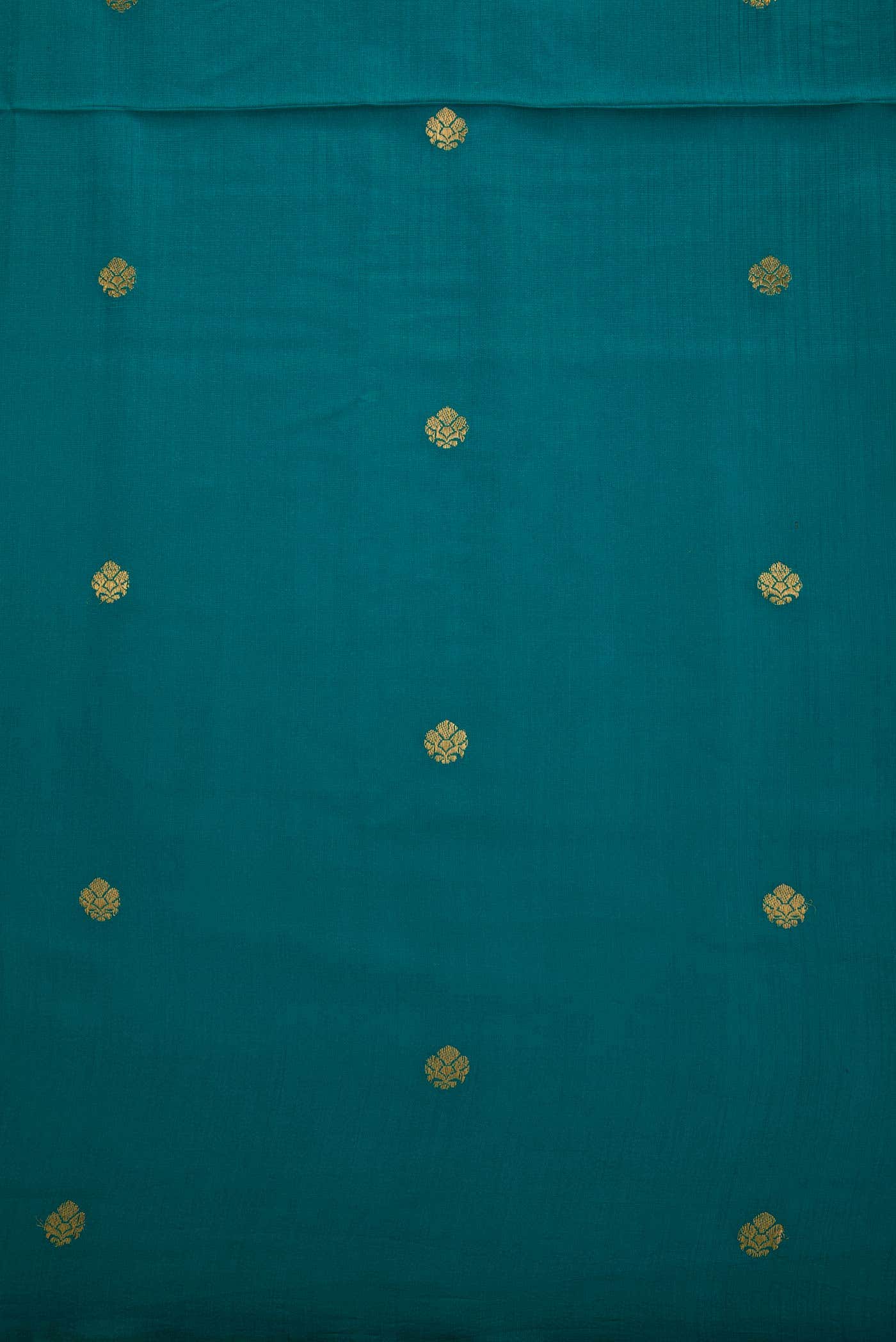 Green Chanderi Silk Dress Material